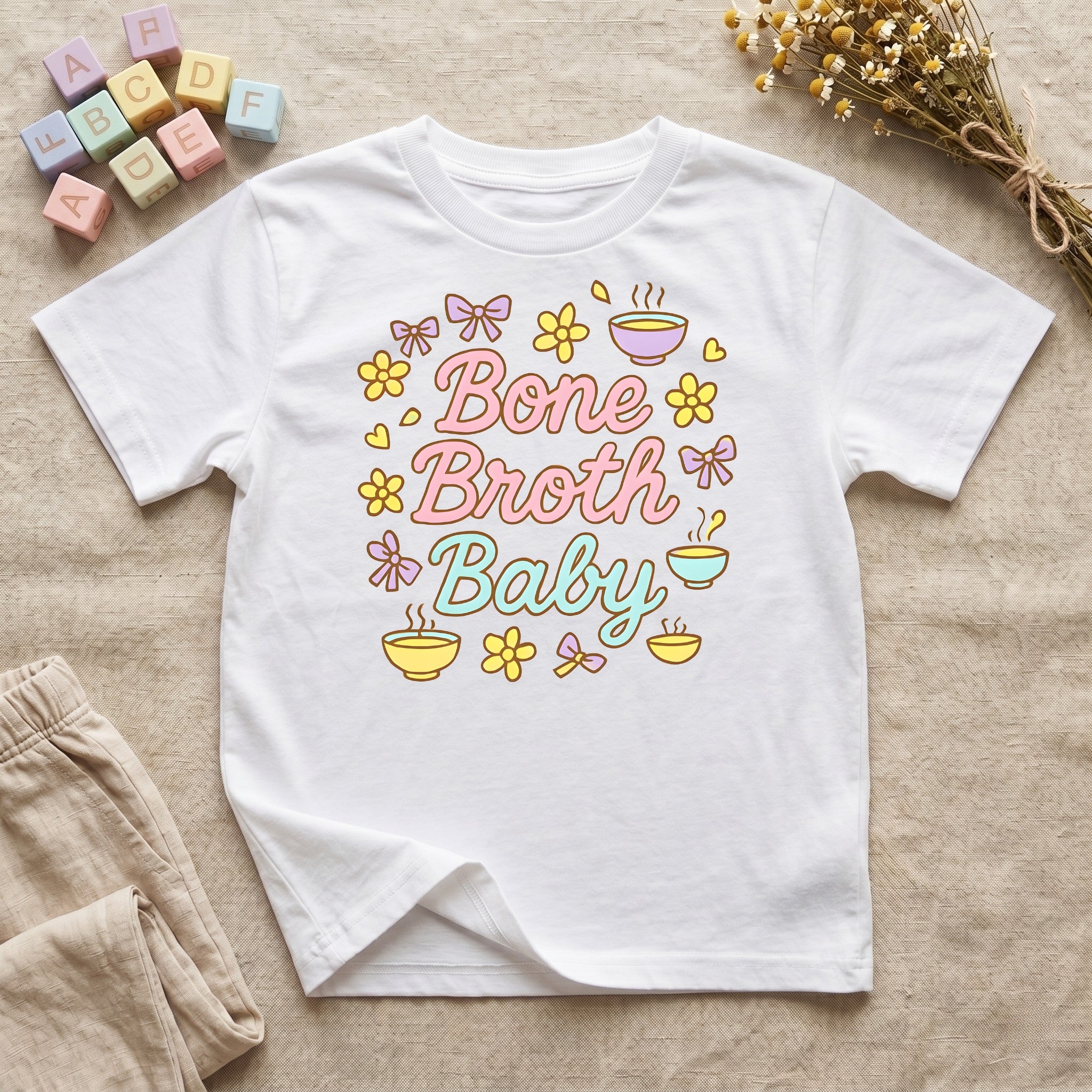 Kids: "Bone Broth Baby" Organic T-Shirt