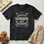 Kids: "Raised By Sunshine" Organic T-Shirt