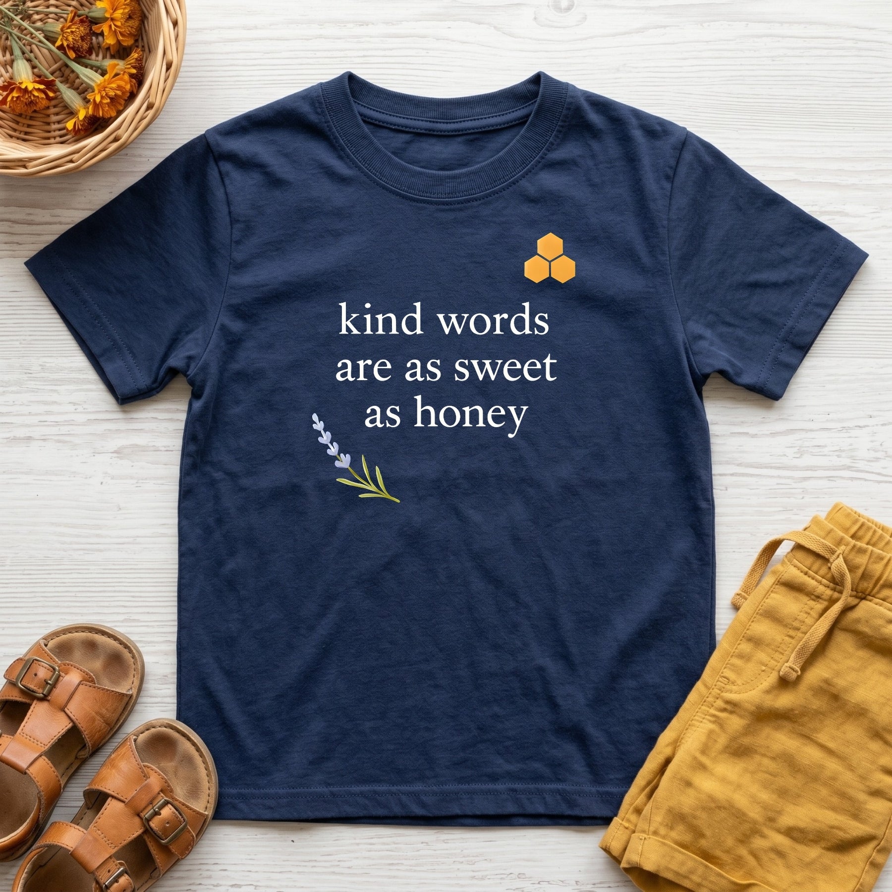Kids: "Kind Words II" Organic T-Shirt