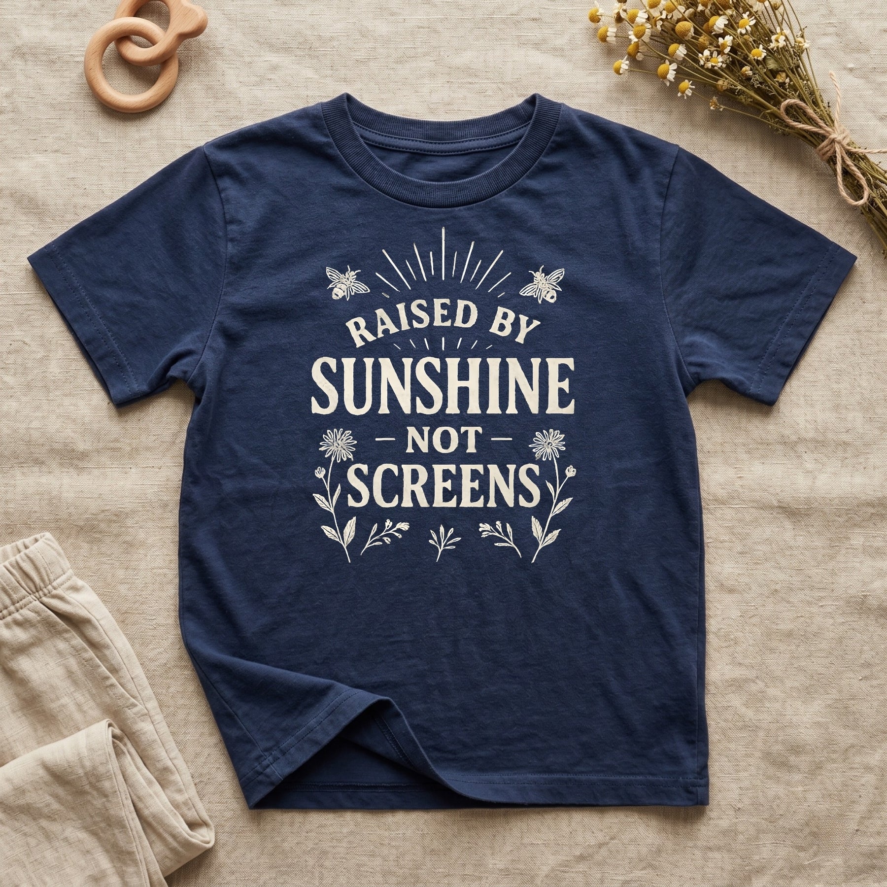 Kids: "Raised By Sunshine" Organic T-Shirt