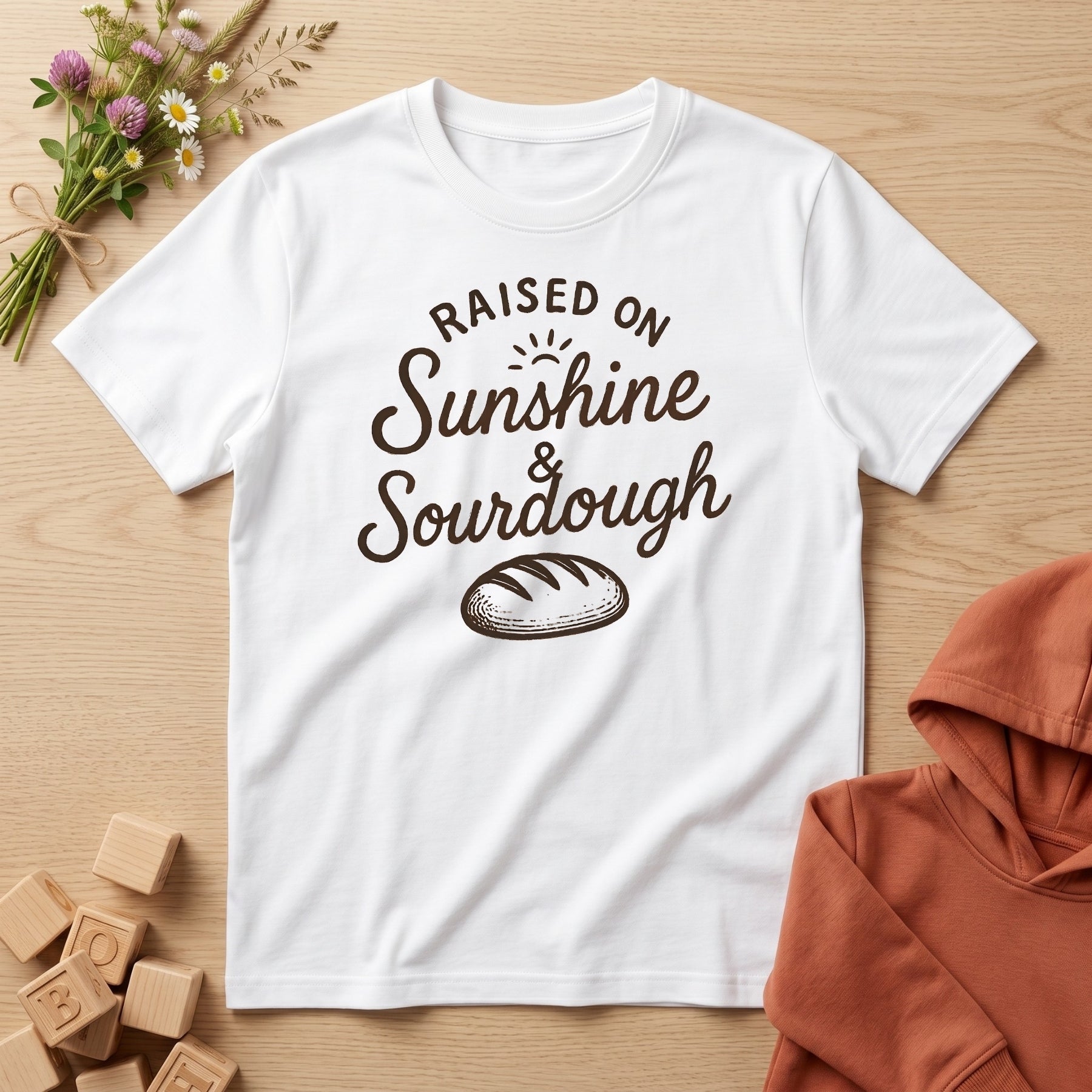Kids: "Raised On Sunshine" Organic T-Shirt