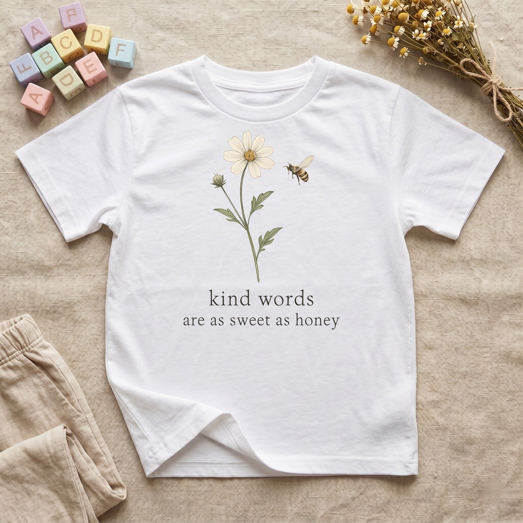 Kids: "Kind Words III" Organic T-Shirt