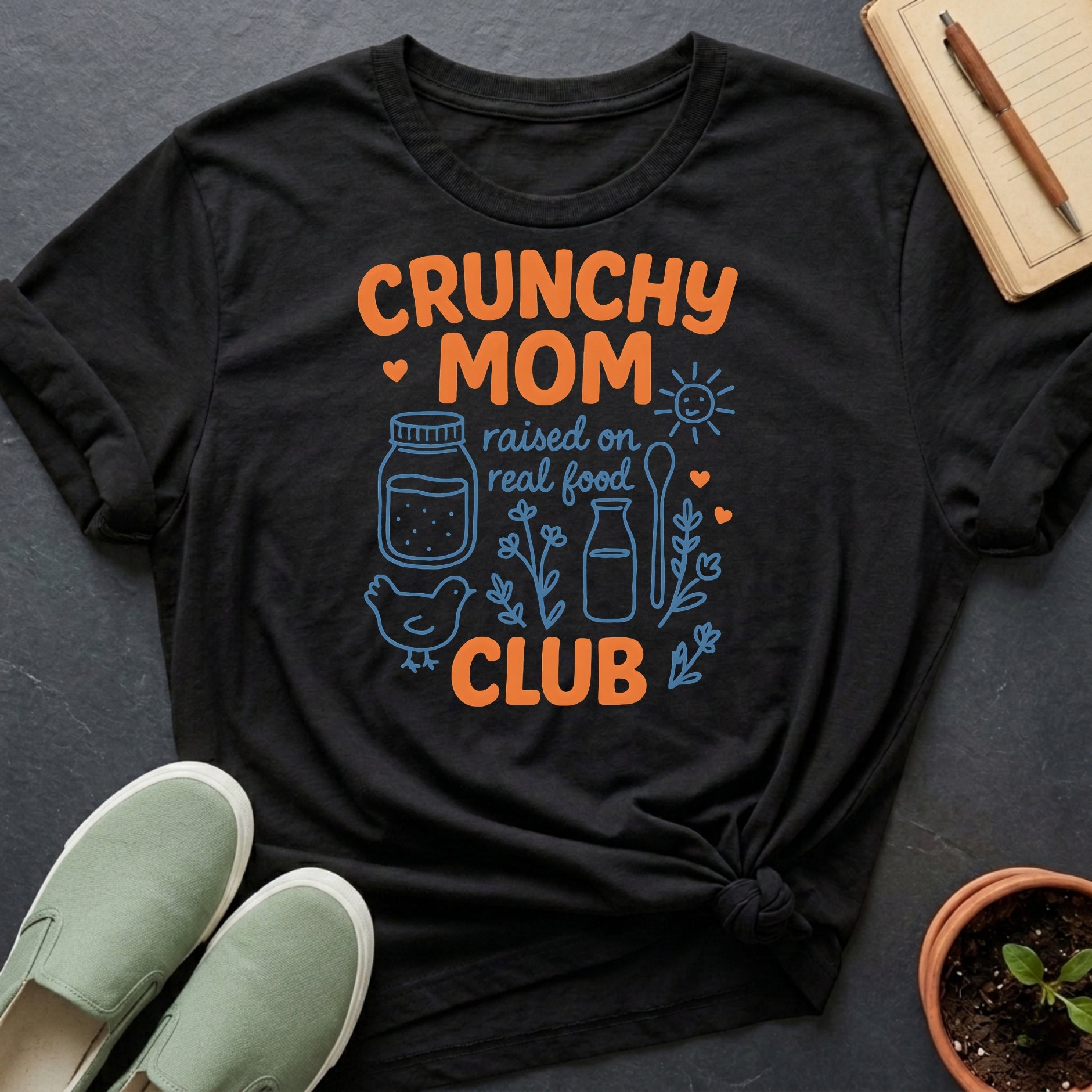 Crunchy Mom Club Organic T-Shirt
