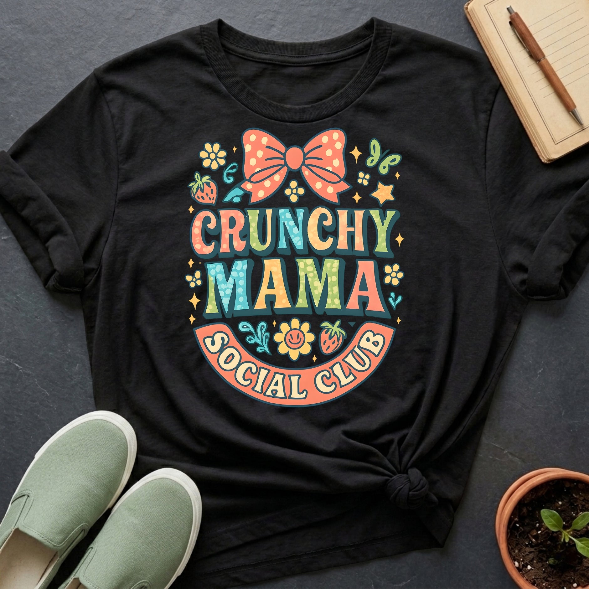 Crunchy Mama Social Club Organic T-Shirt