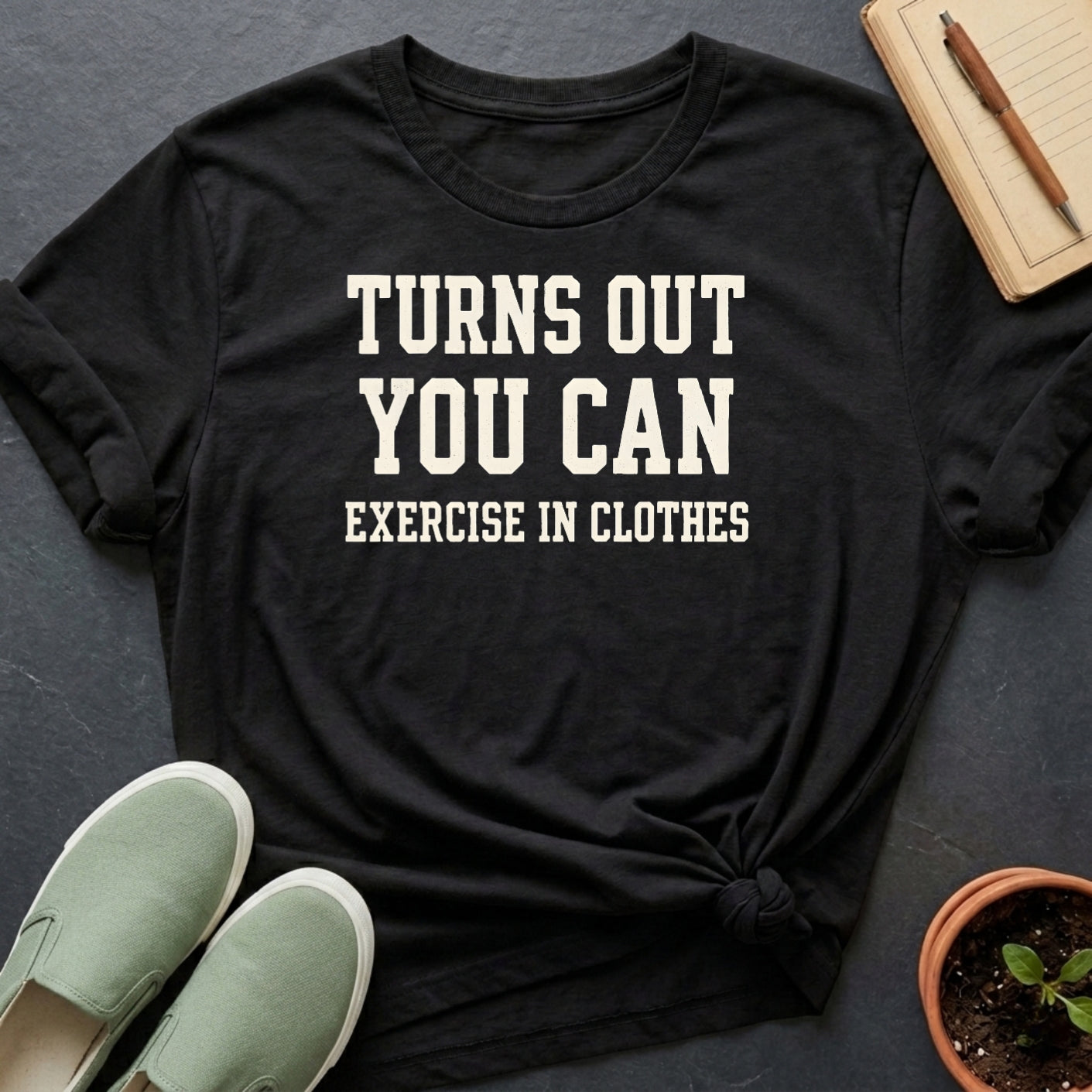 Exercise In Clothes Organic T-Shirt