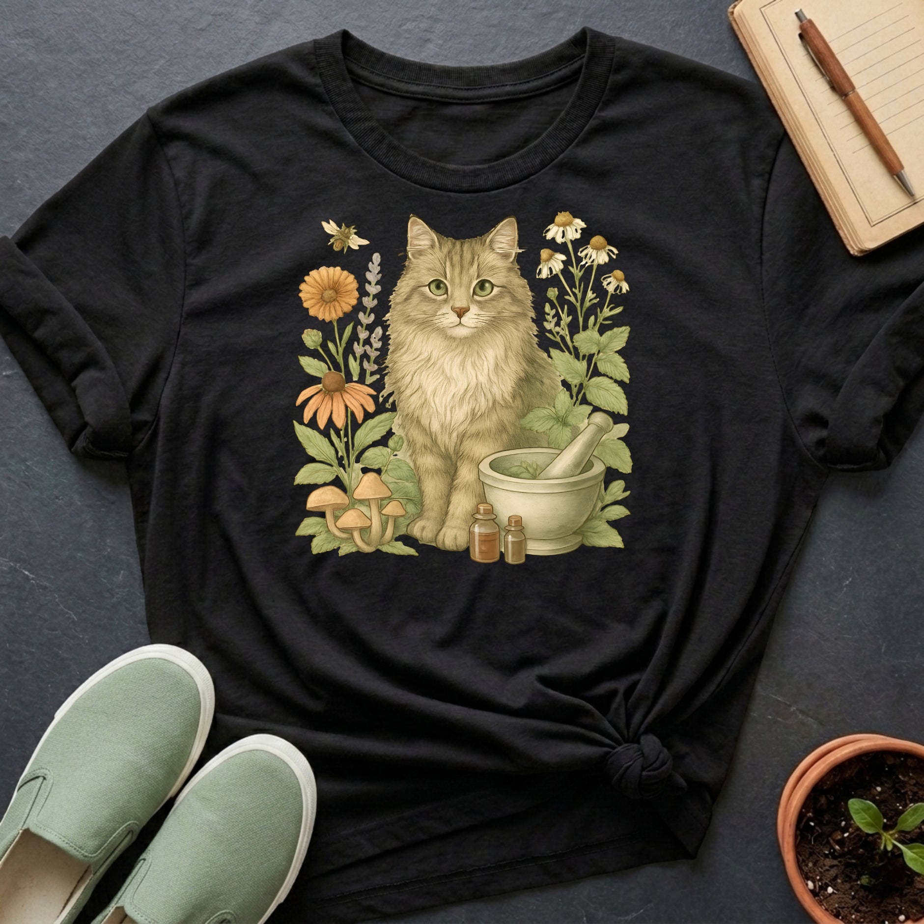 Homestead Cat Organic T-Shirt