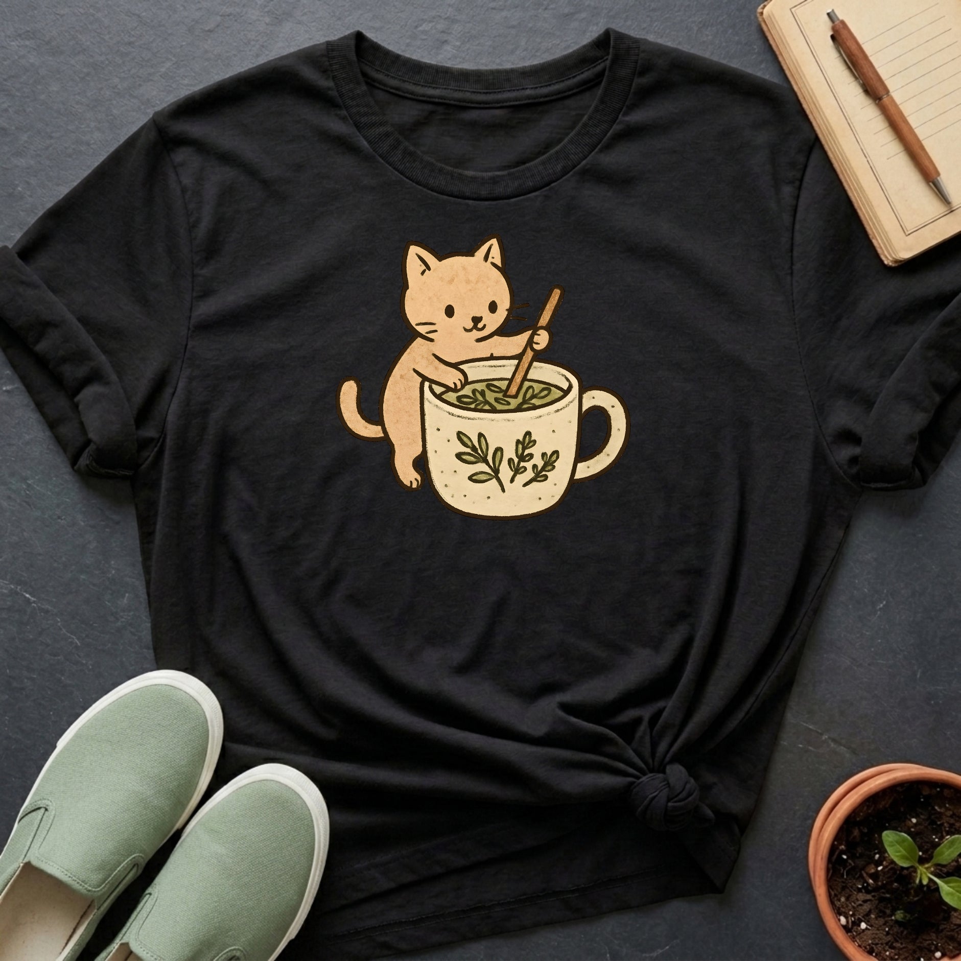 Kittens & Tea Organic T-Shirt