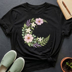 Floral Moon Organic T-Shirt