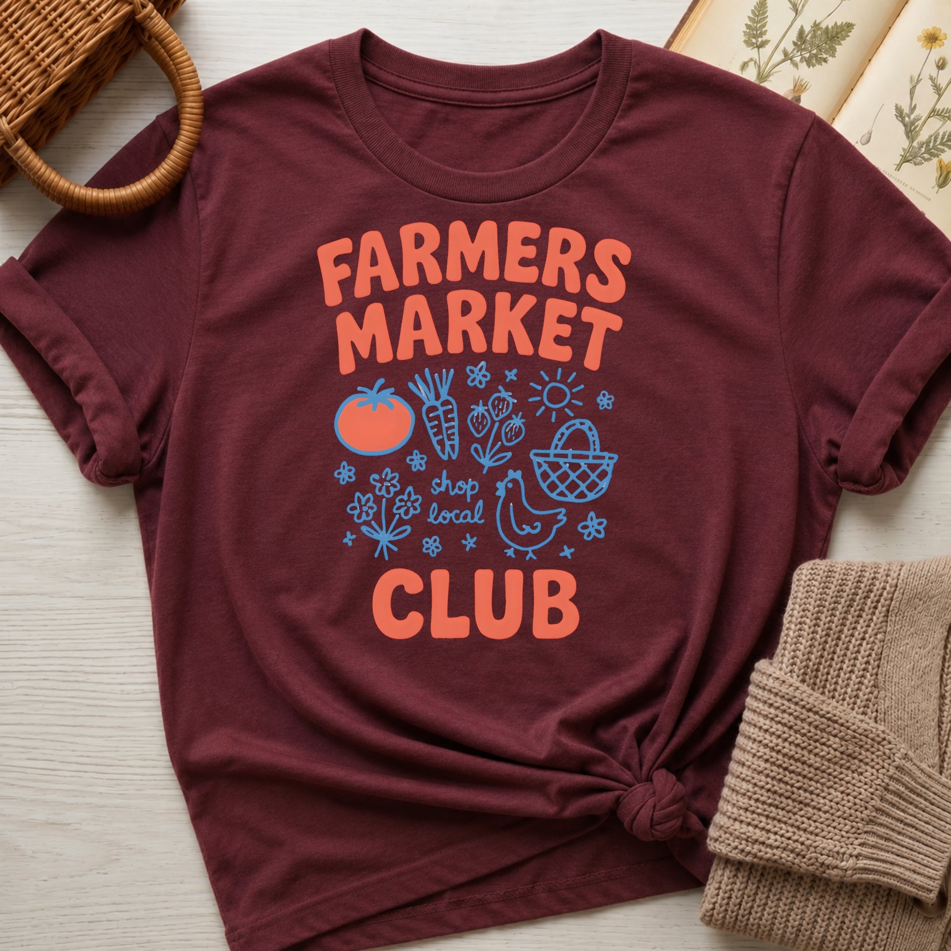 Farmers Market Club Organic T-Shirt