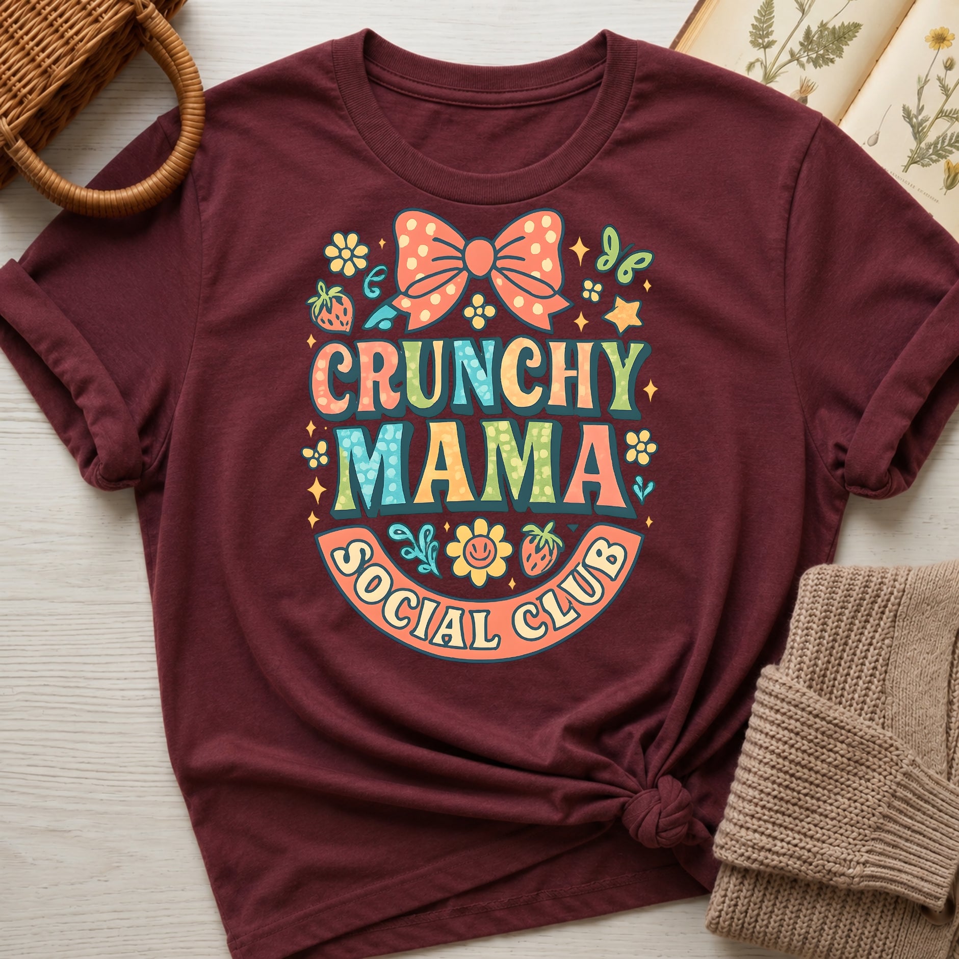 Crunchy Mama Social Club Organic T-Shirt