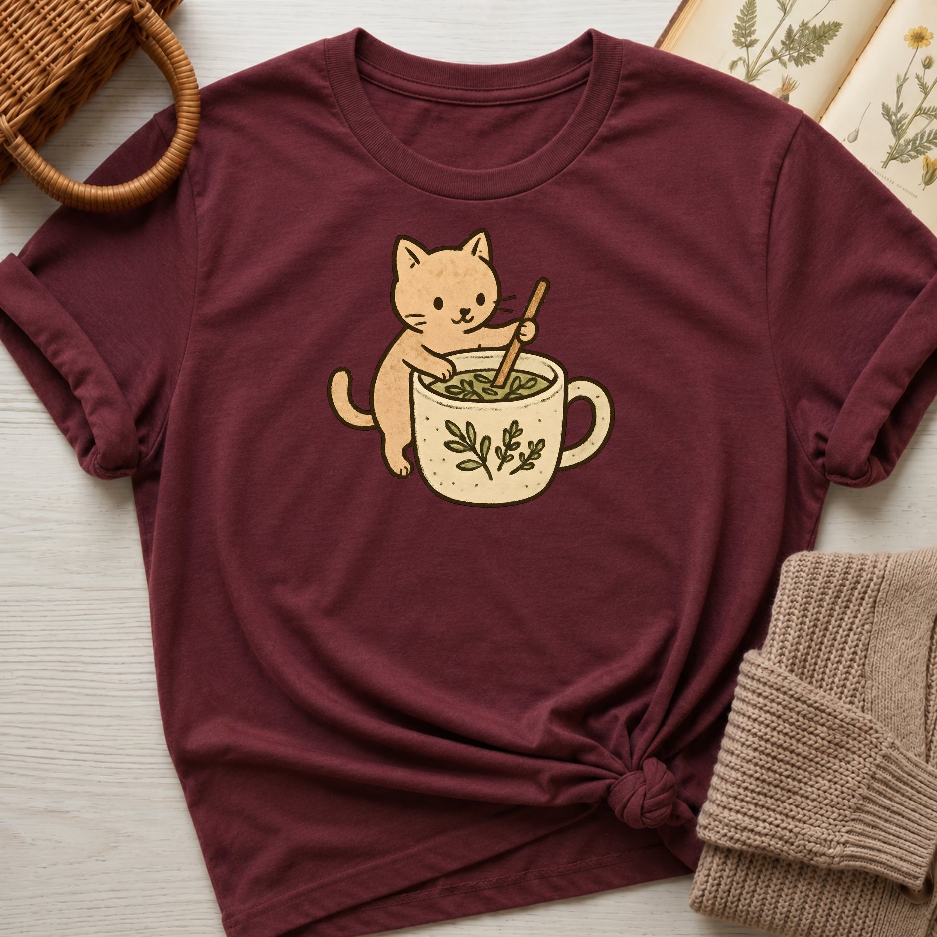 Kittens & Tea Organic T-Shirt