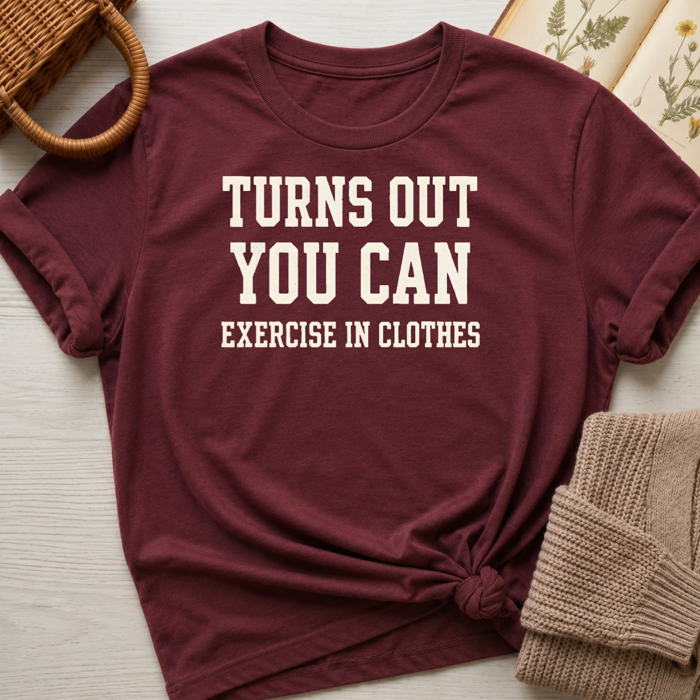 Exercise In Clothes Organic T-Shirt
