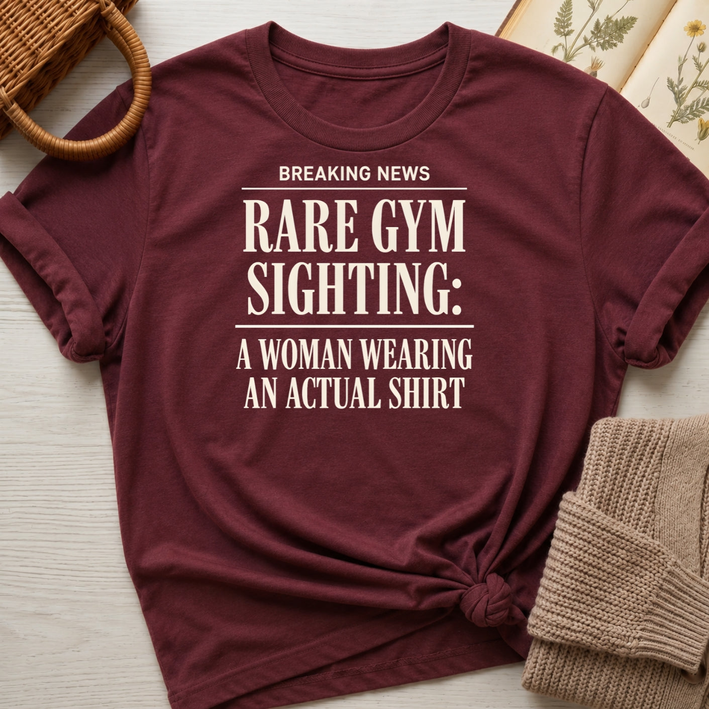 Rare Gym Sighting Organic T-Shirt