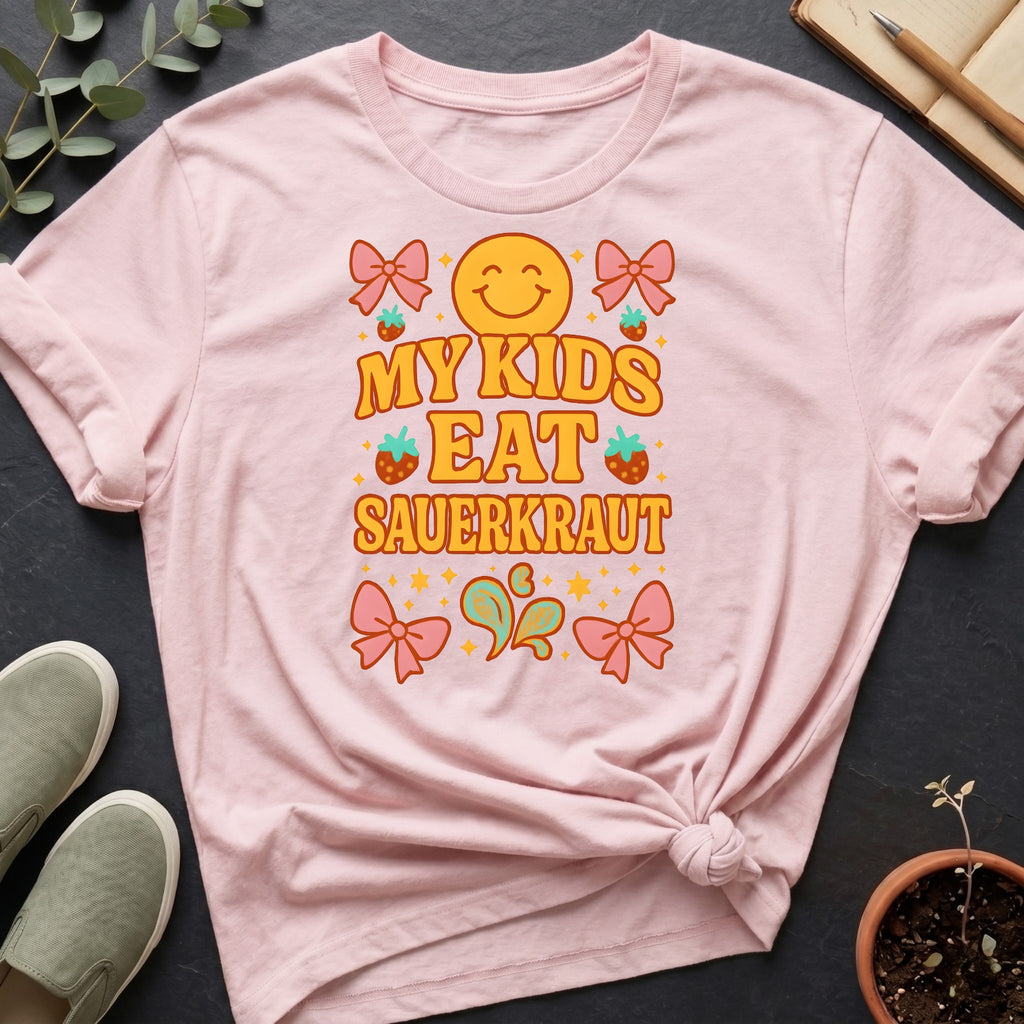 My Kids Eat Sauerkraut Organic T-Shirt