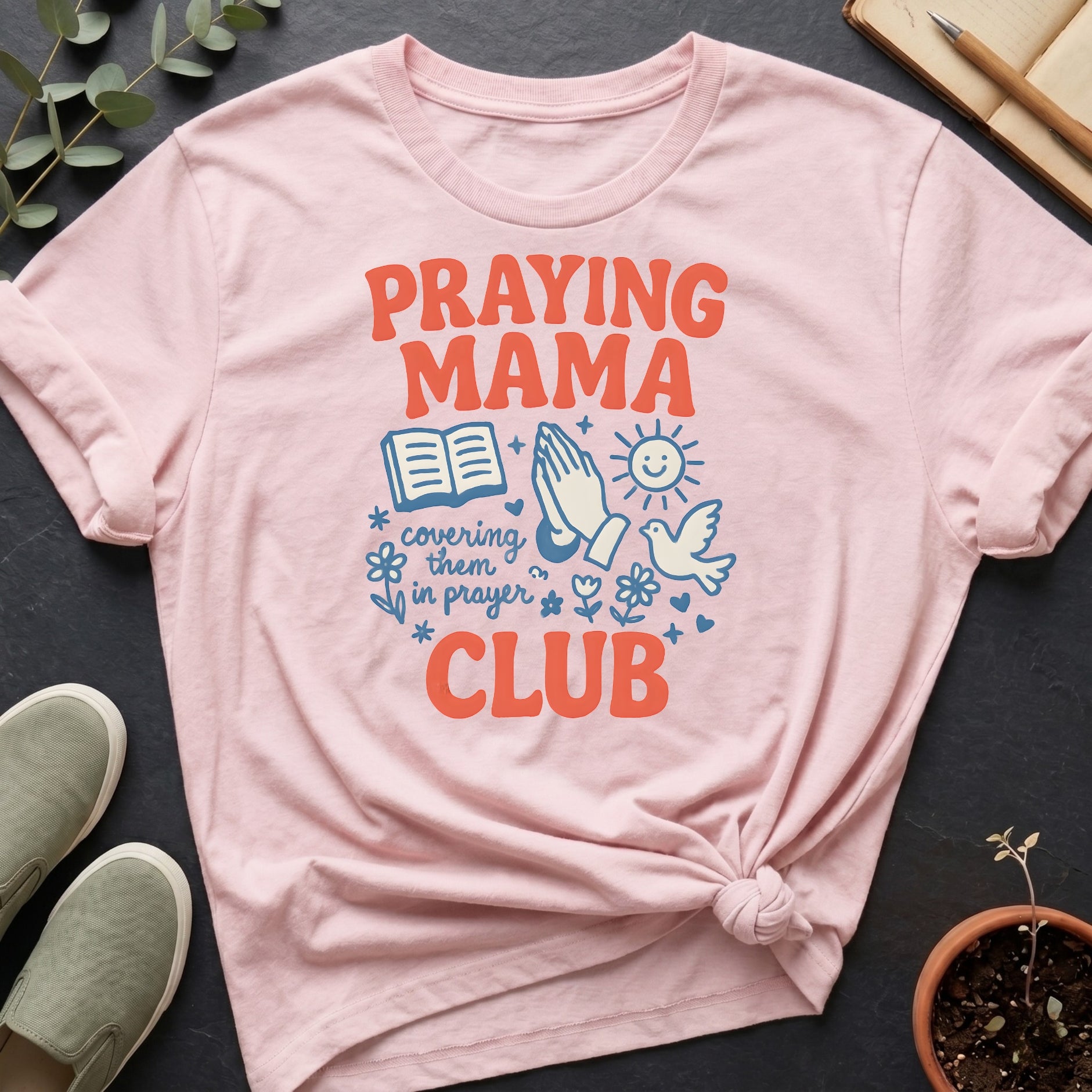 Praying Mama Club Organic T-Shirt