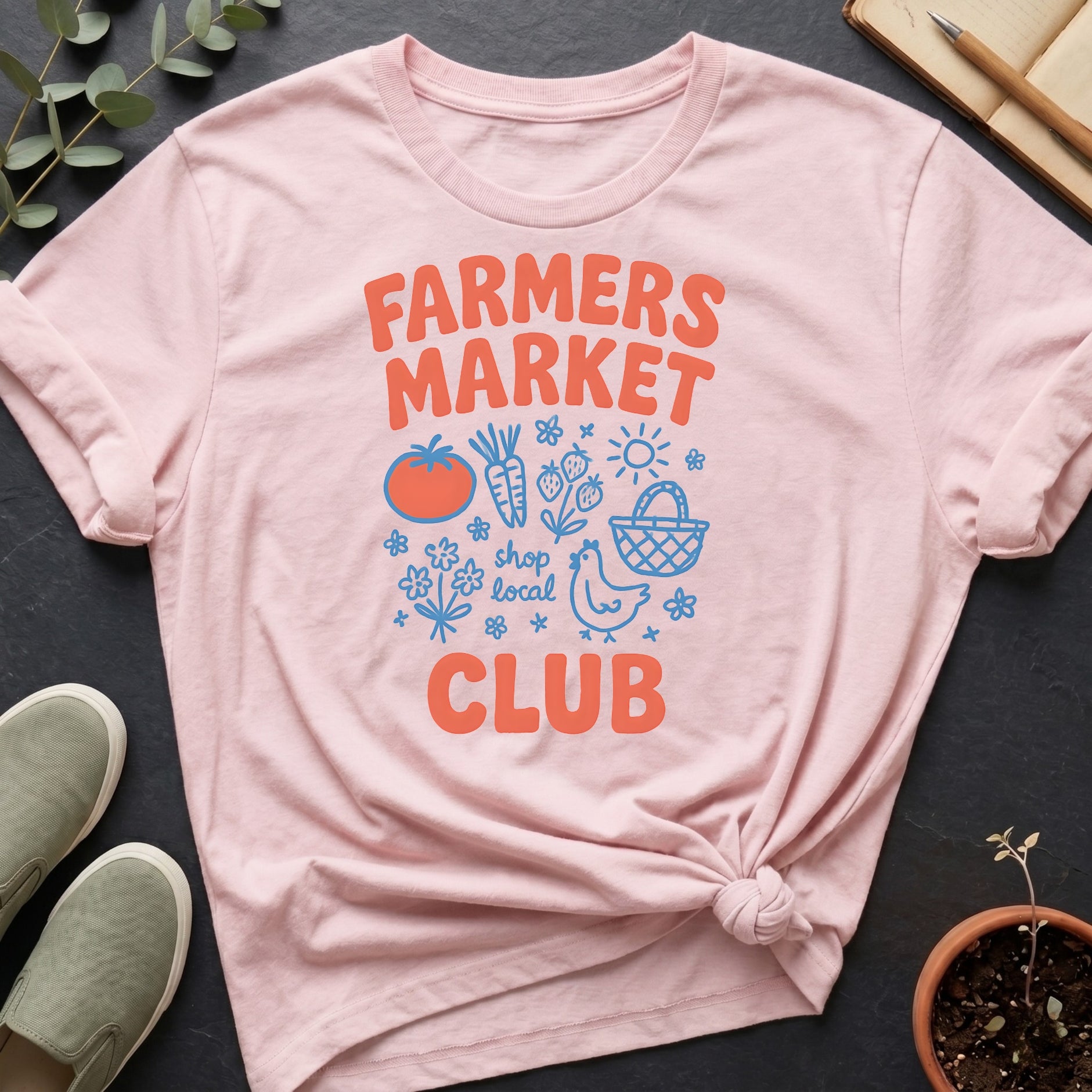 Farmers Market Club Organic T-Shirt