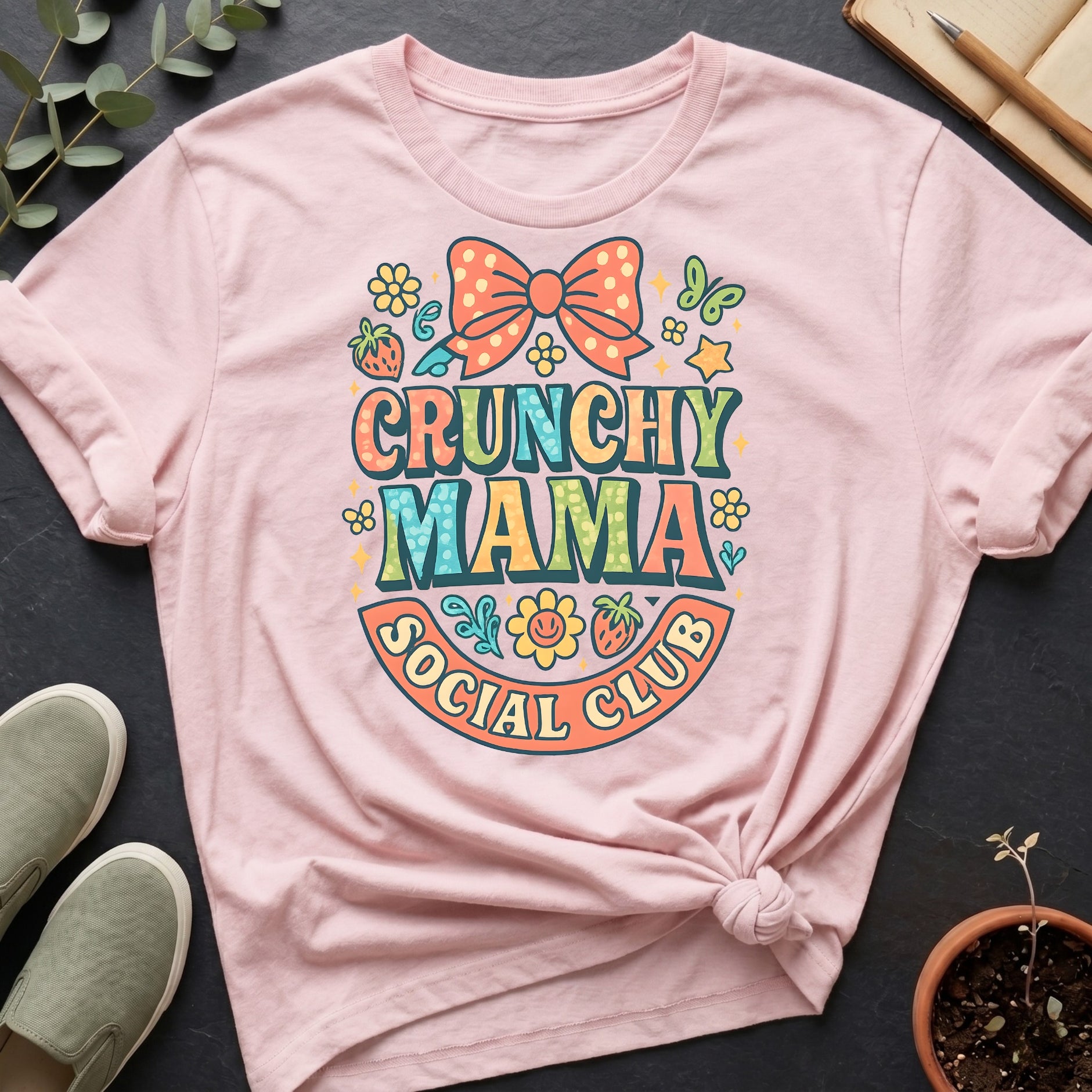 Crunchy Mama Social Club Organic T-Shirt