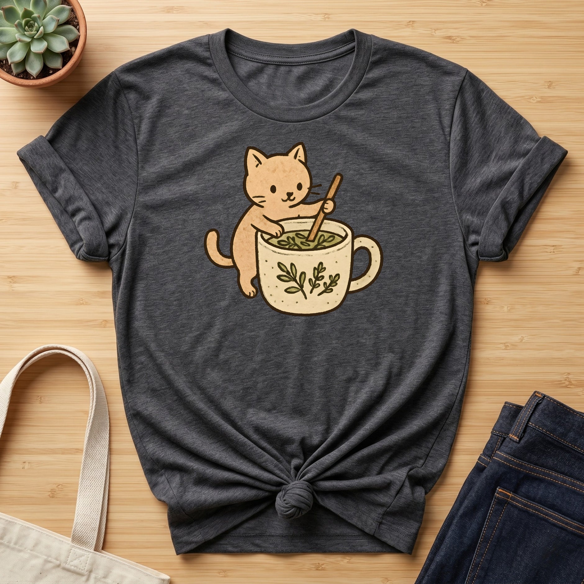Kittens & Tea Organic T-Shirt