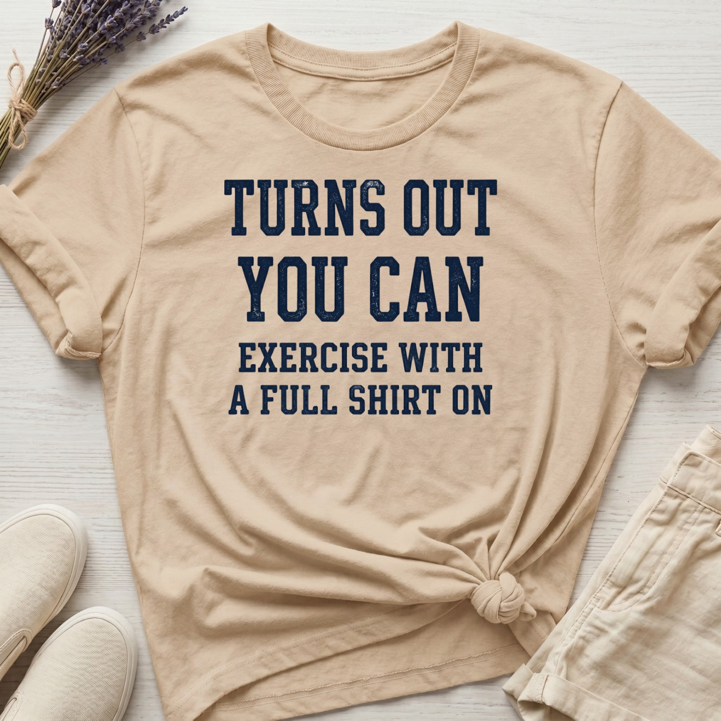 Exercise With A Shirt II Organic T-Shirt