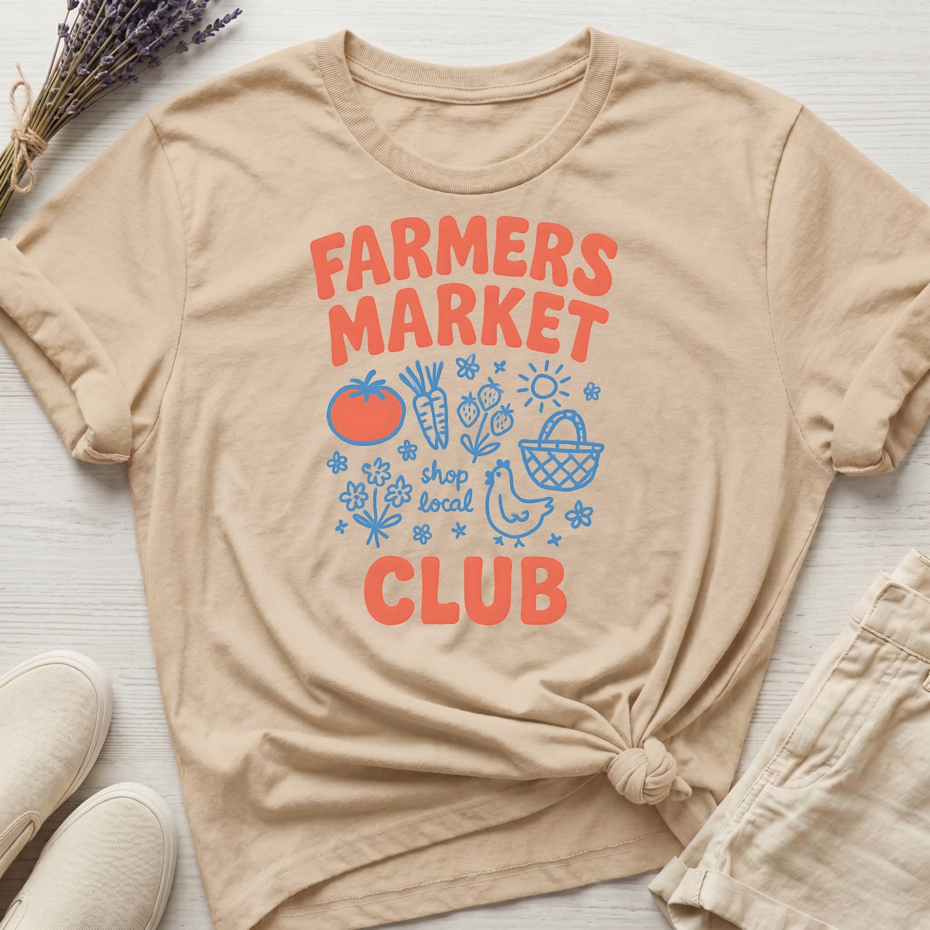 Farmers Market Club Organic T-Shirt