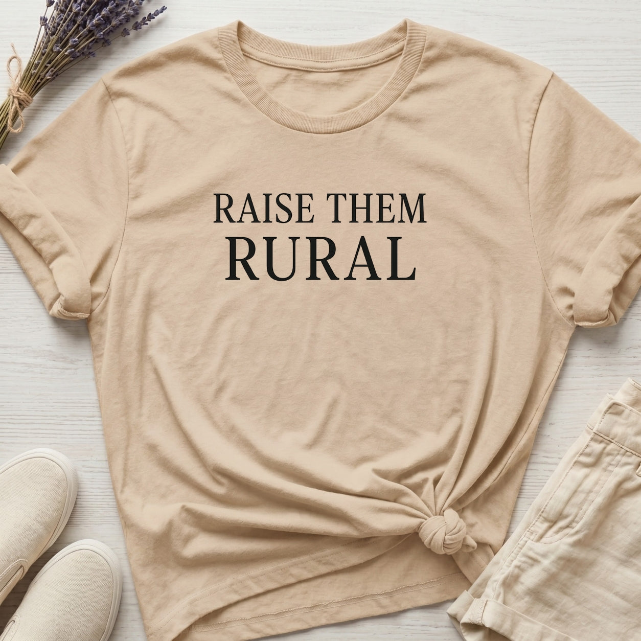 Raise Them Rural Organic T-Shirt