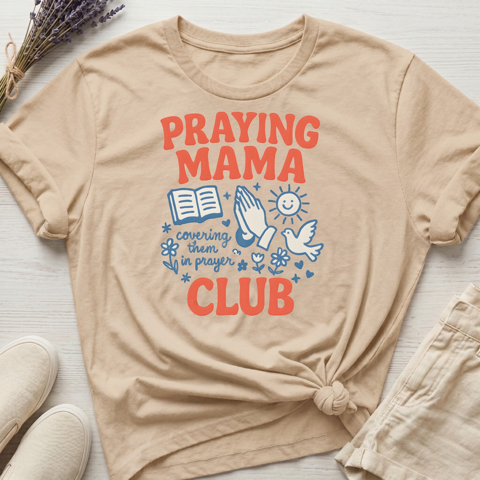 Praying Mama Club Organic T-Shirt
