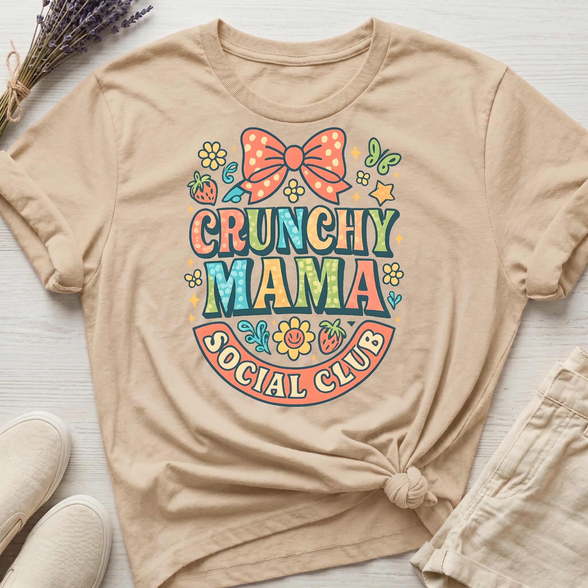Crunchy Mama Social Club Organic T-Shirt