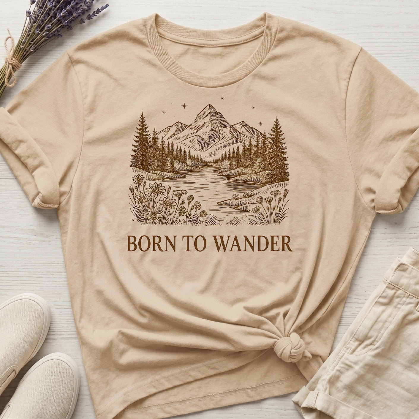 Born To Wander Organic T-Shirt
