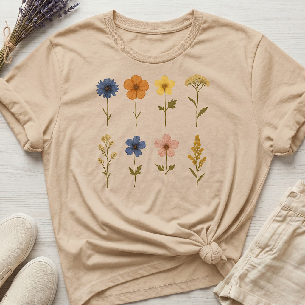 Pressed Flowers II Organic T-Shirt