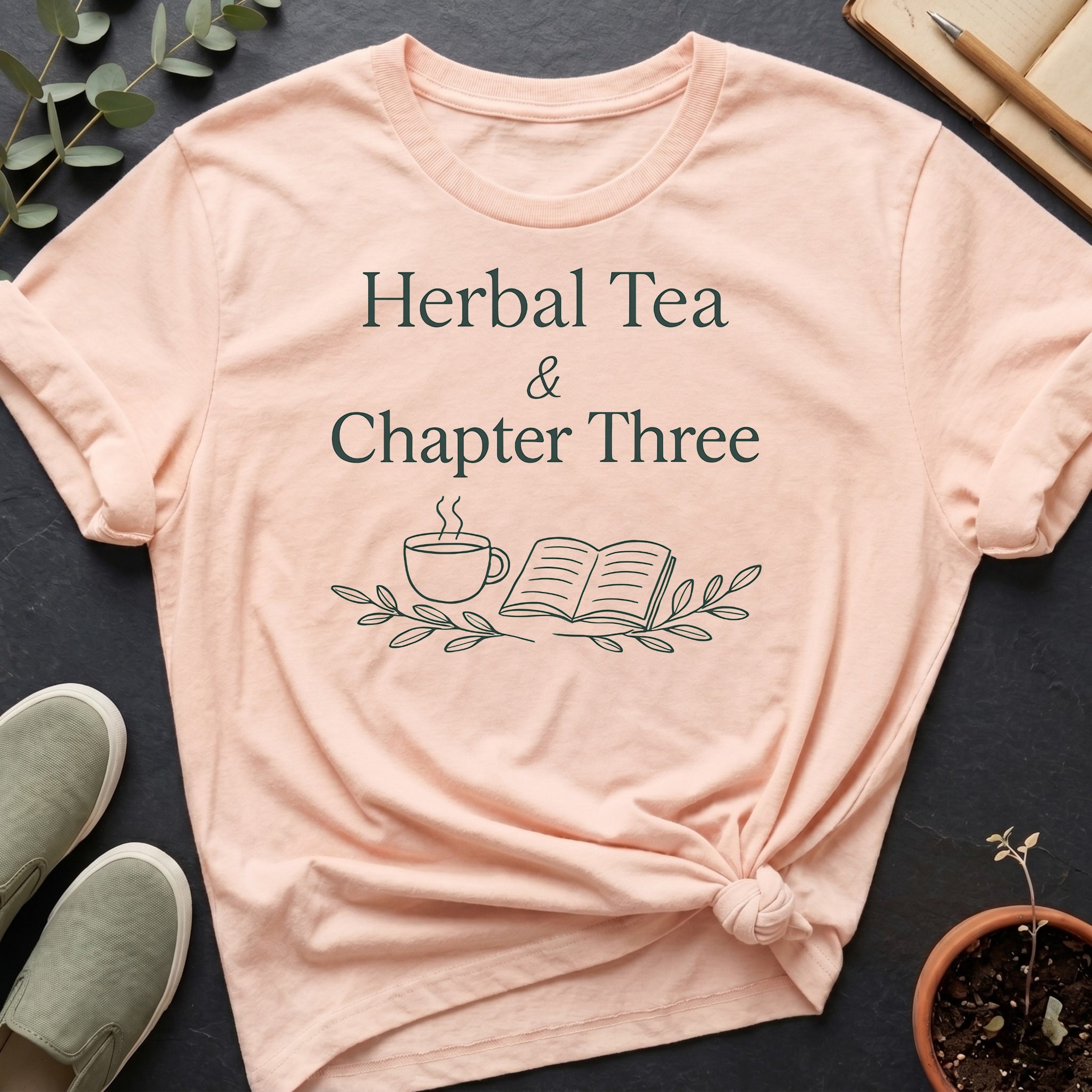 Herbal Tea & Chapter 3 Organic T-Shirt