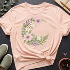 Floral Moon Organic T-Shirt