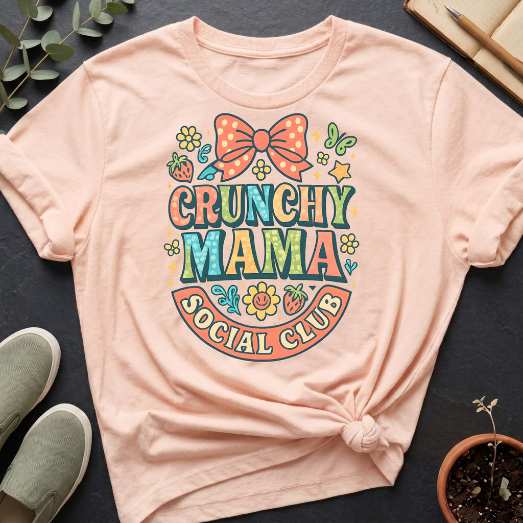 Crunchy Mama Social Club Organic T-Shirt