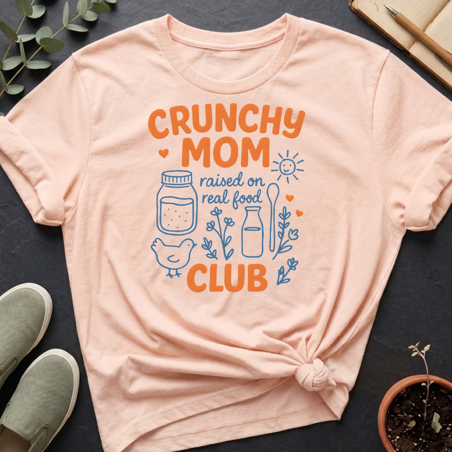 Crunchy Mom Club Organic T-Shirt