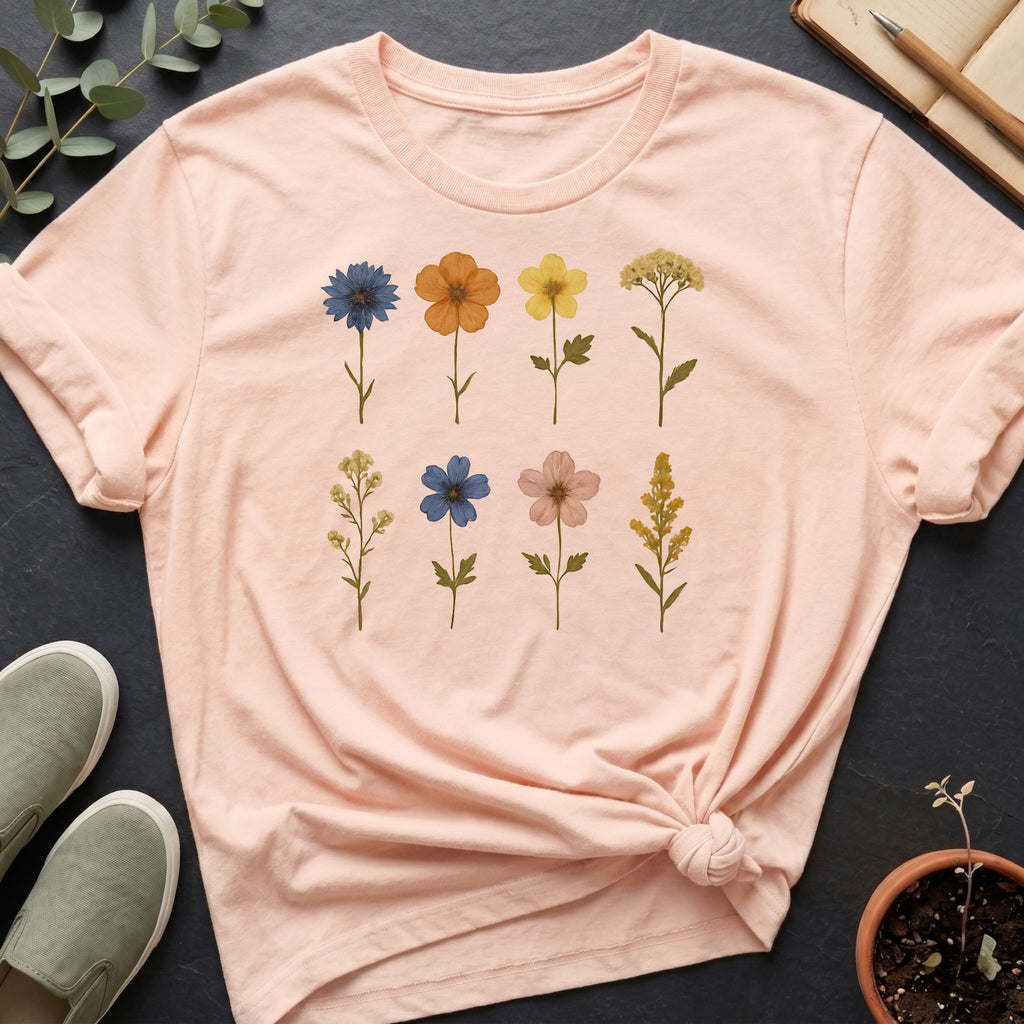 Pressed Flowers II Organic T-Shirt