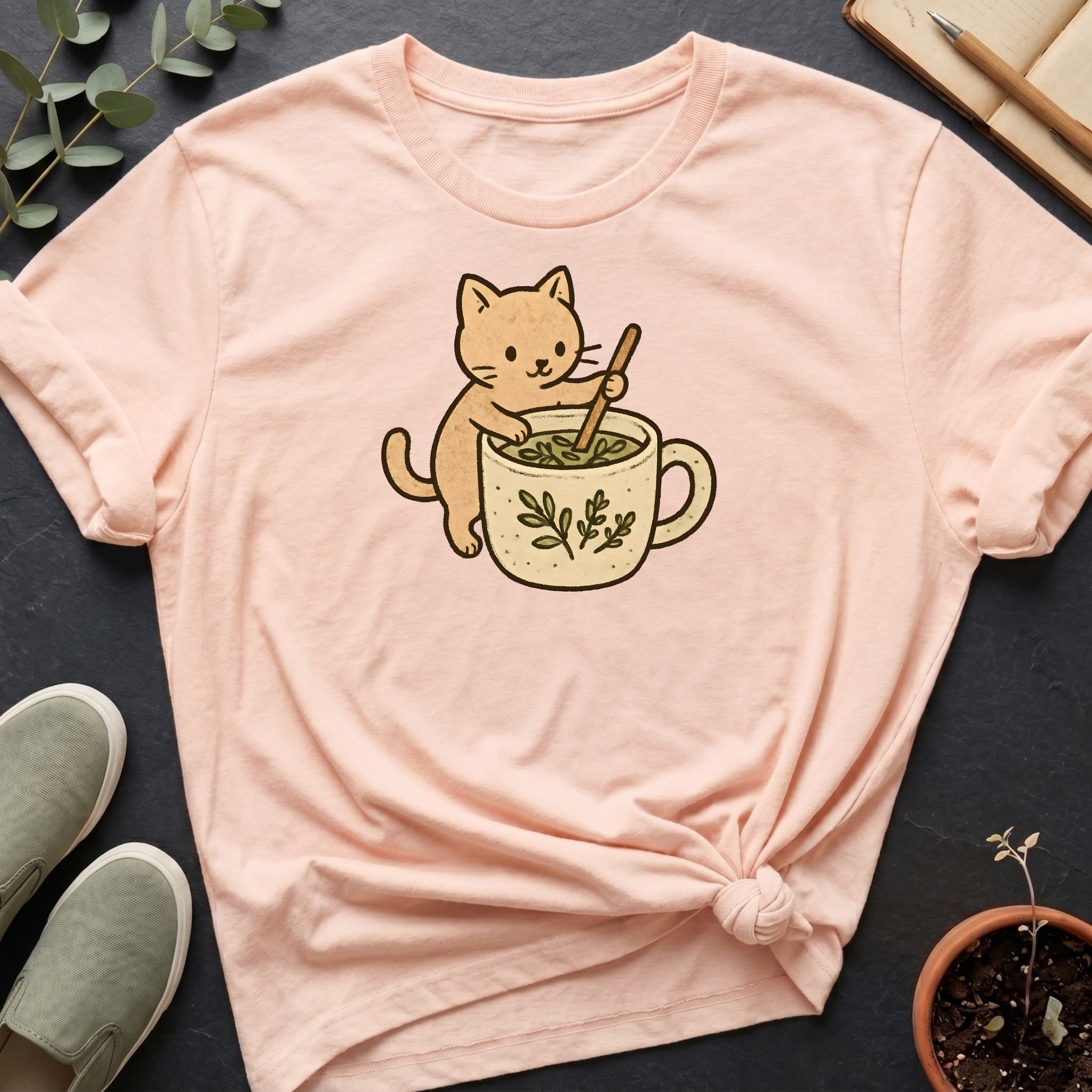 Kittens & Tea Organic T-Shirt