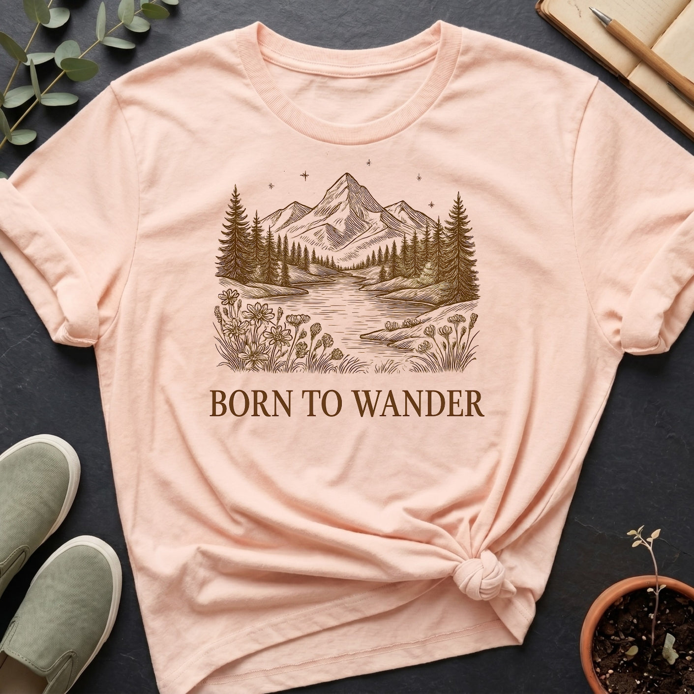 Born To Wander Organic T-Shirt