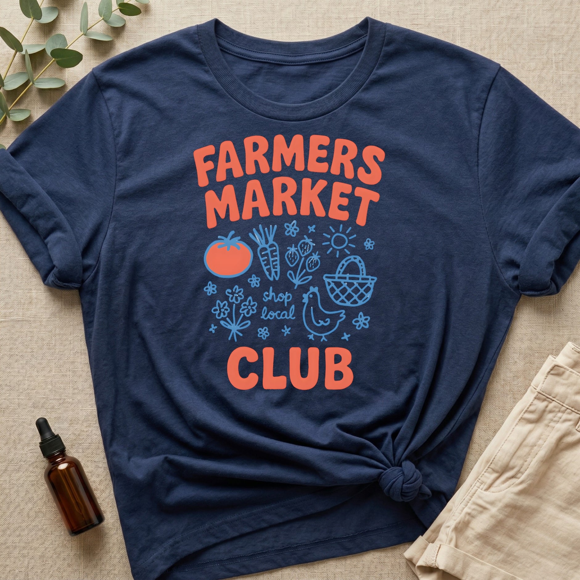 Farmers Market Club Organic T-Shirt