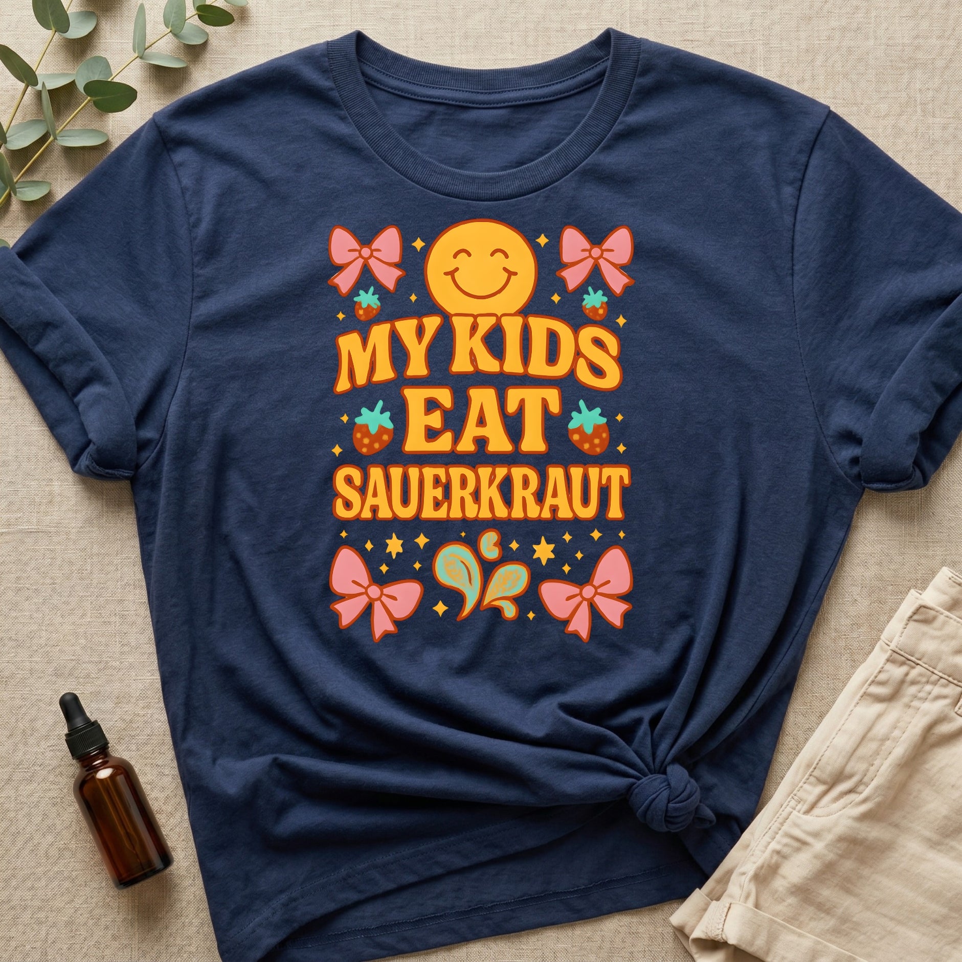My Kids Eat Sauerkraut Organic T-Shirt