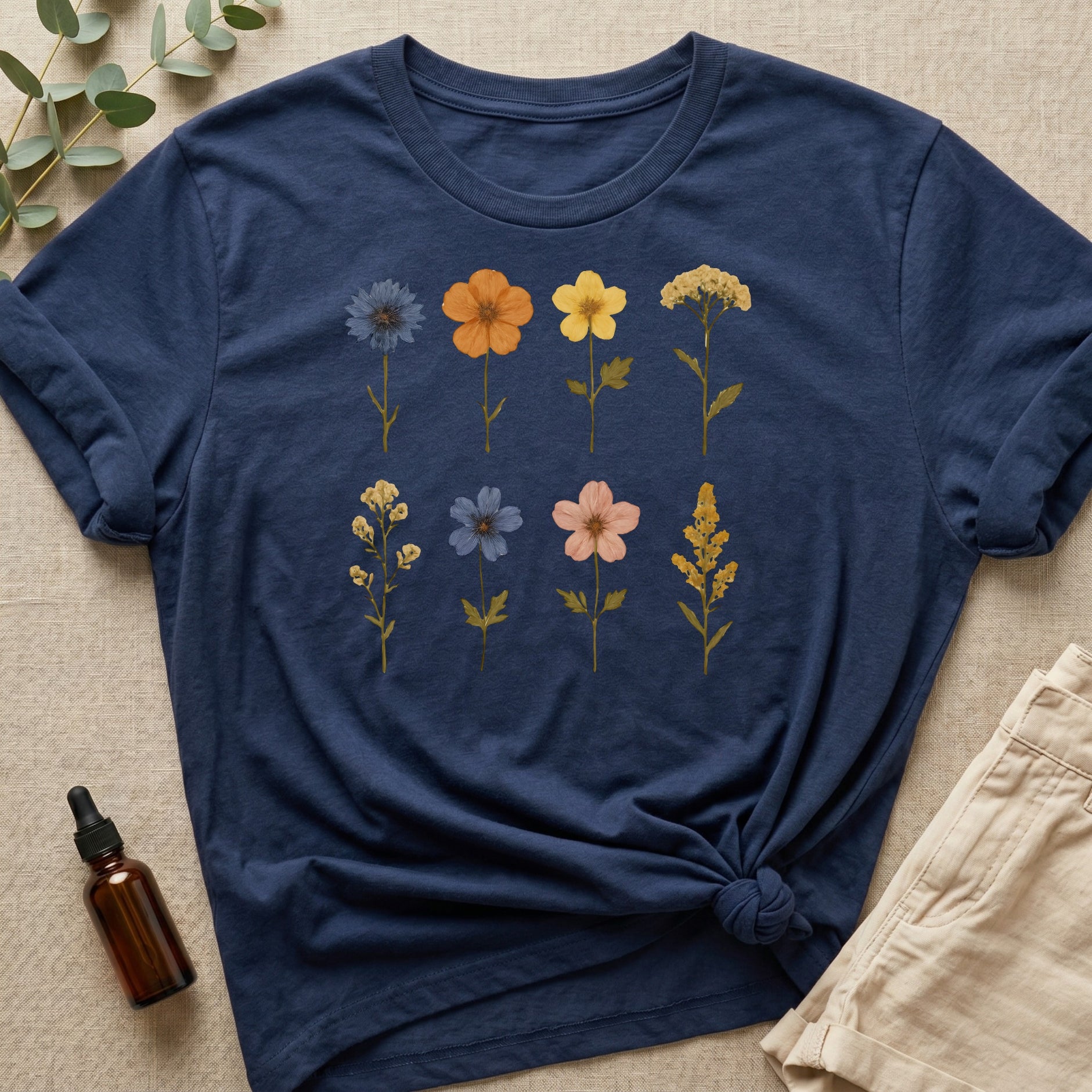 Pressed Flowers II Organic T-Shirt