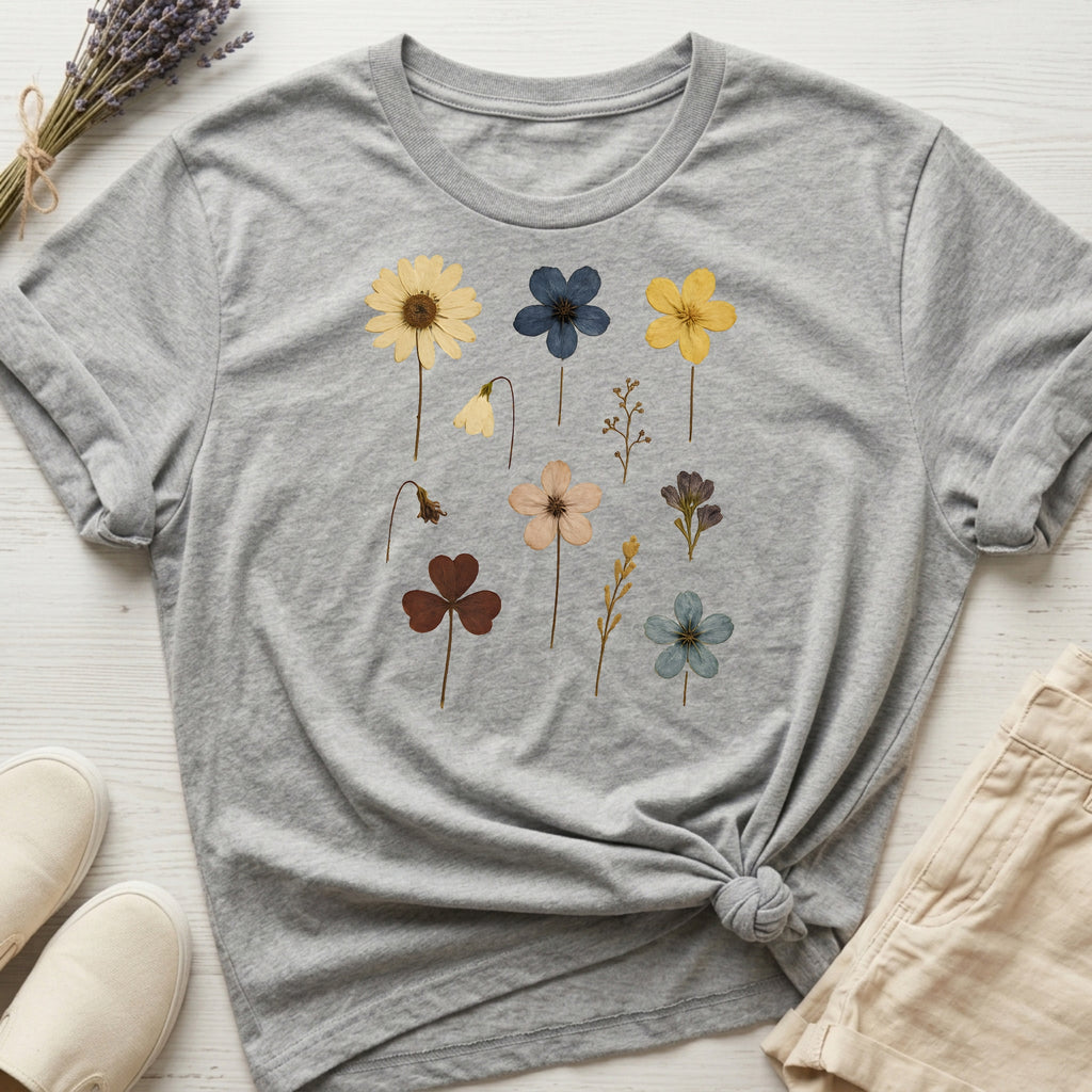 Pressed Flowers I Organic T-Shirt