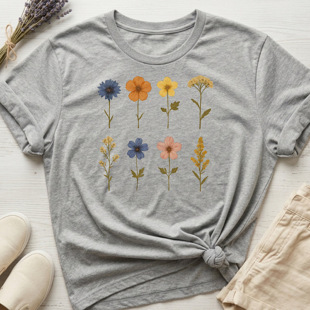 Pressed Flowers II Organic T-Shirt