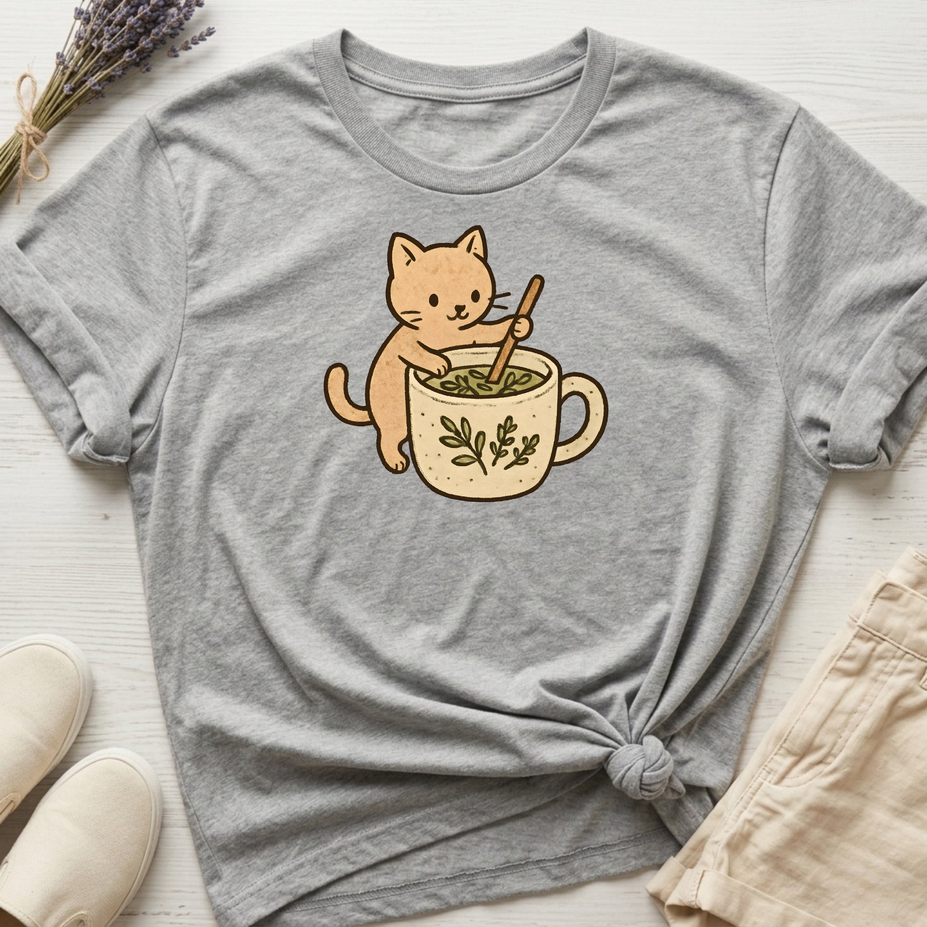 Kittens & Tea Organic T-Shirt
