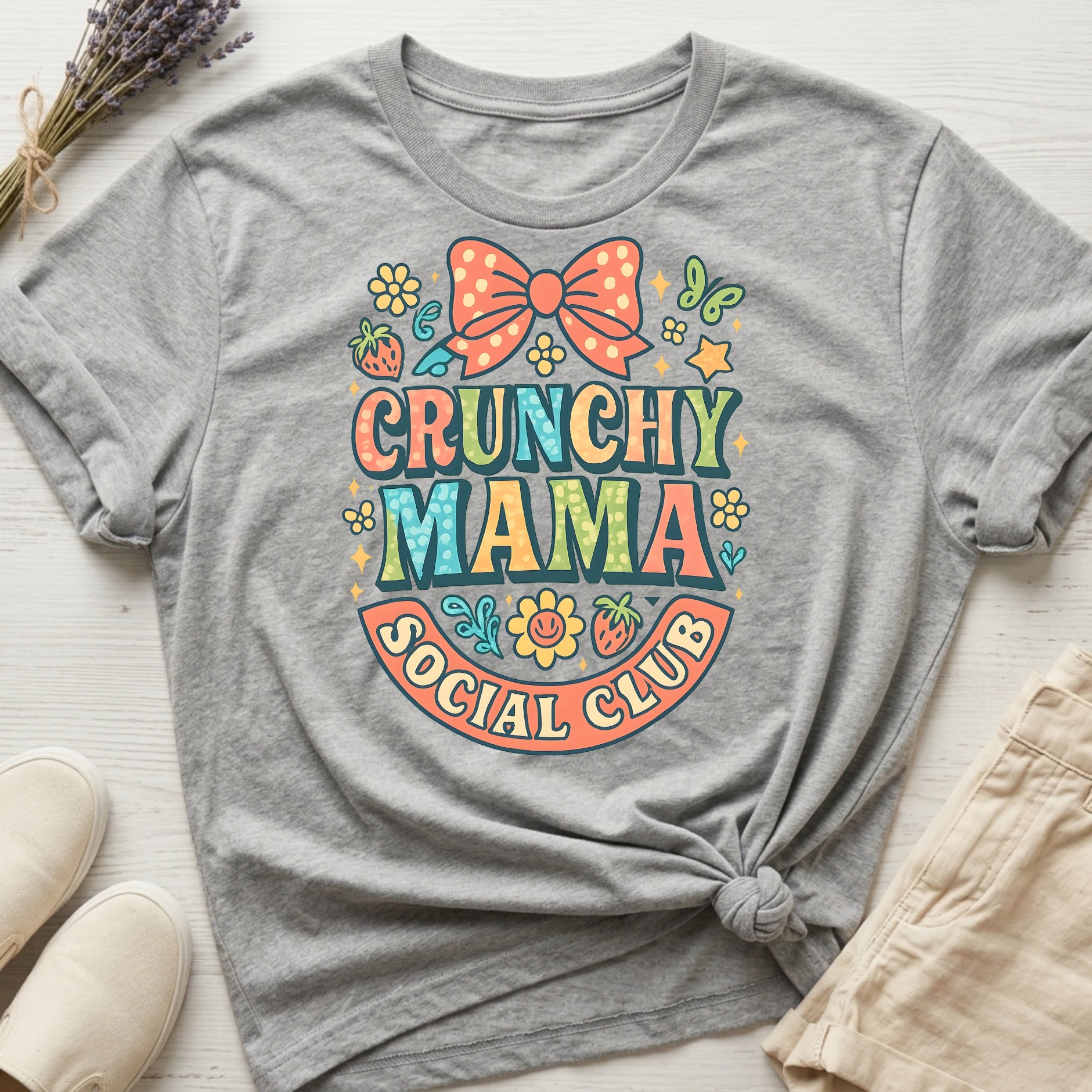 Crunchy Mama Social Club Organic T-Shirt