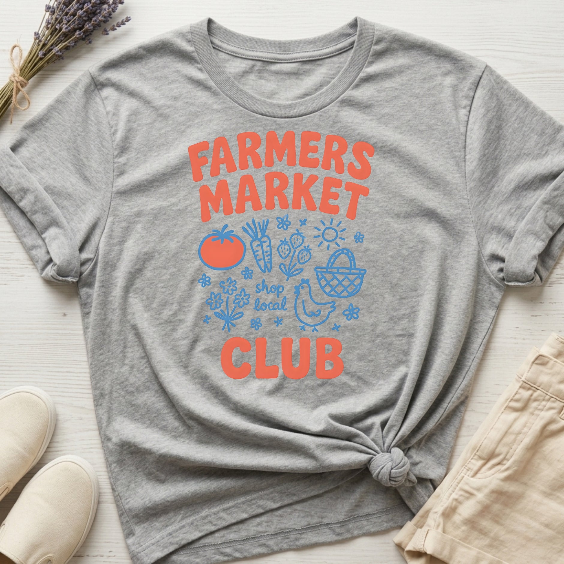 Farmers Market Club Organic T-Shirt