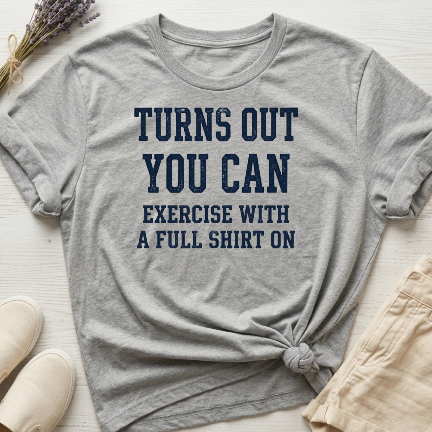 Exercise With A Shirt II Organic T-Shirt