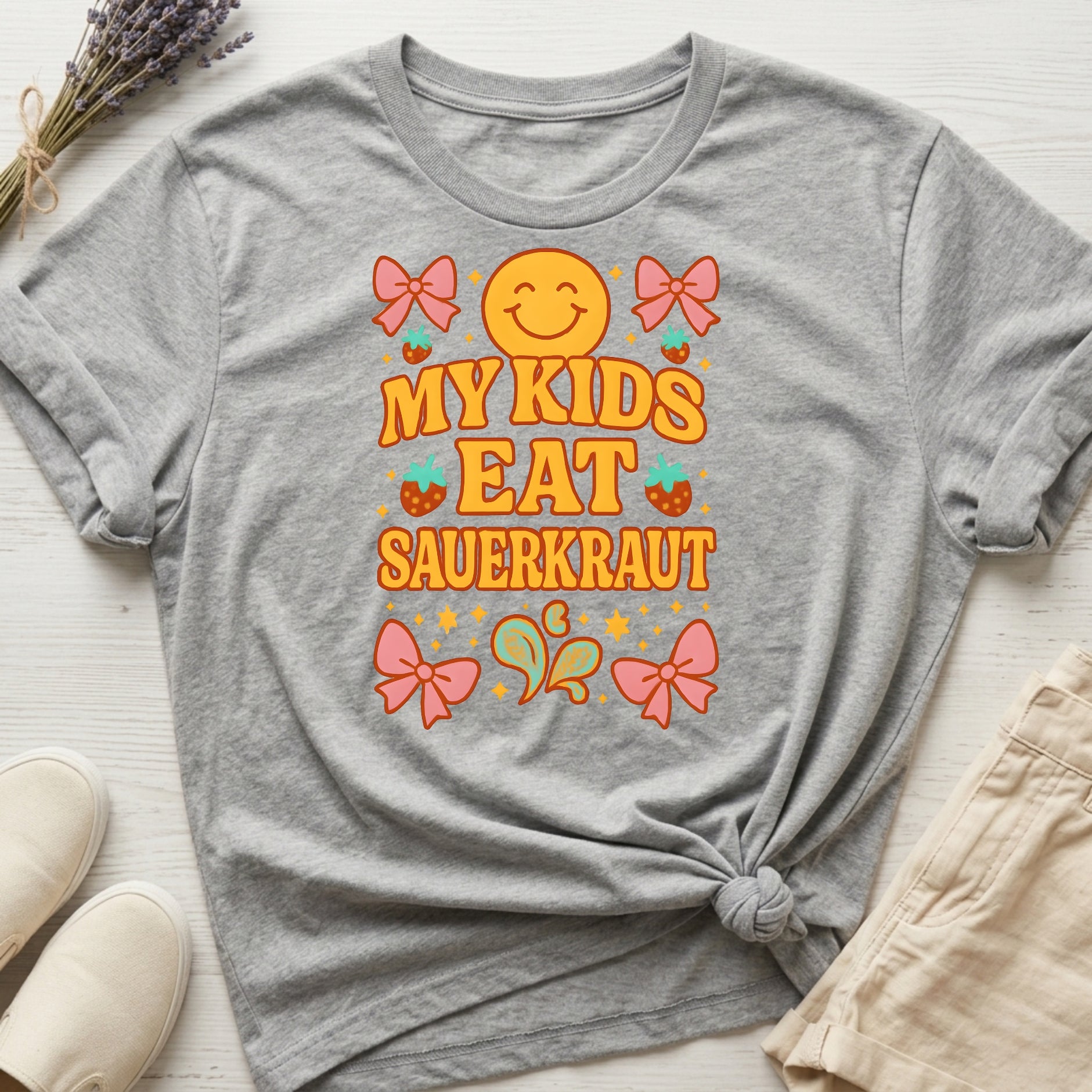 My Kids Eat Sauerkraut Organic T-Shirt