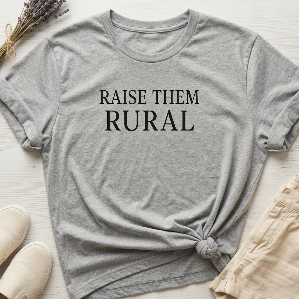 Raise Them Rural Organic T-Shirt