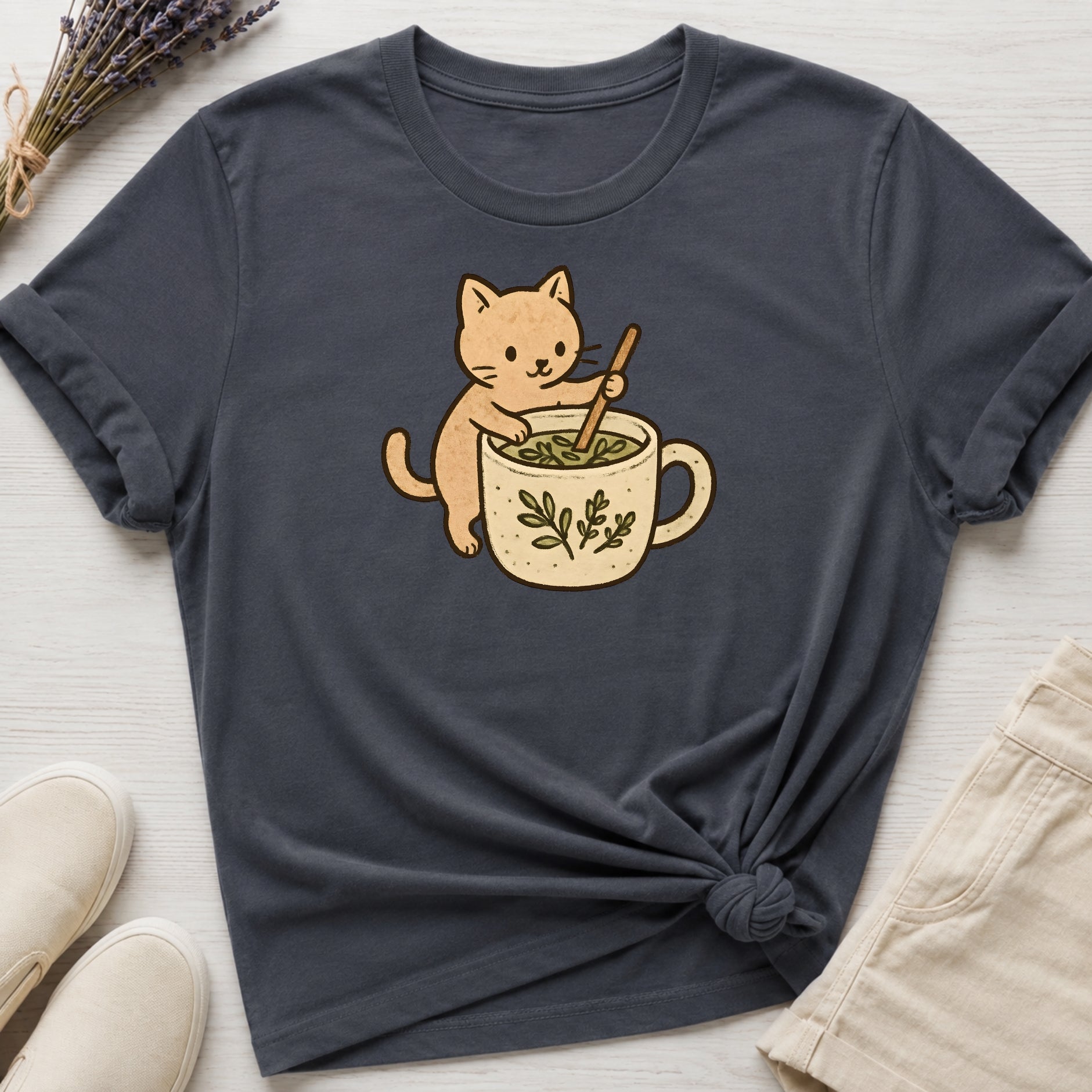 Kittens & Tea Organic T-Shirt