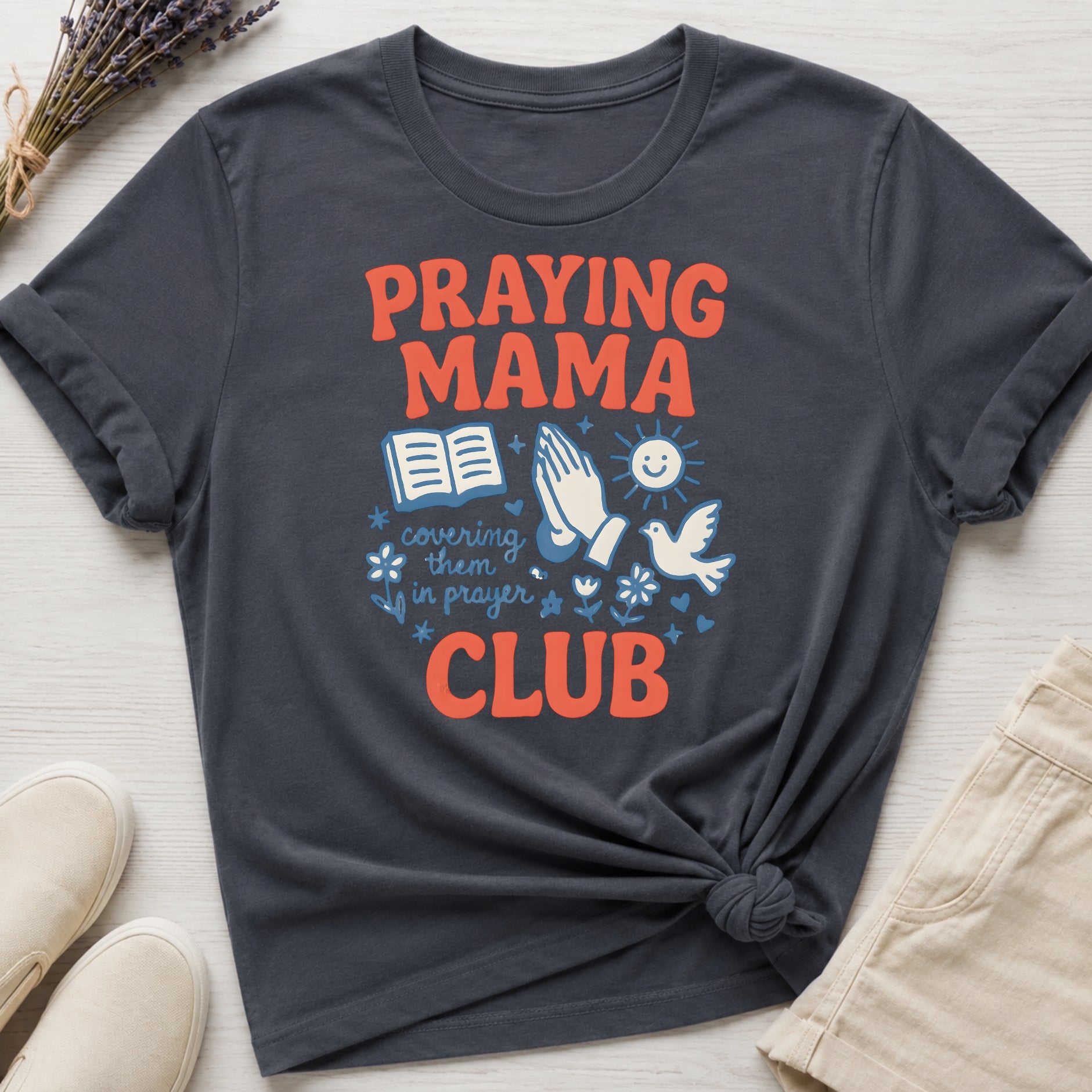 Praying Mama Club Organic T-Shirt