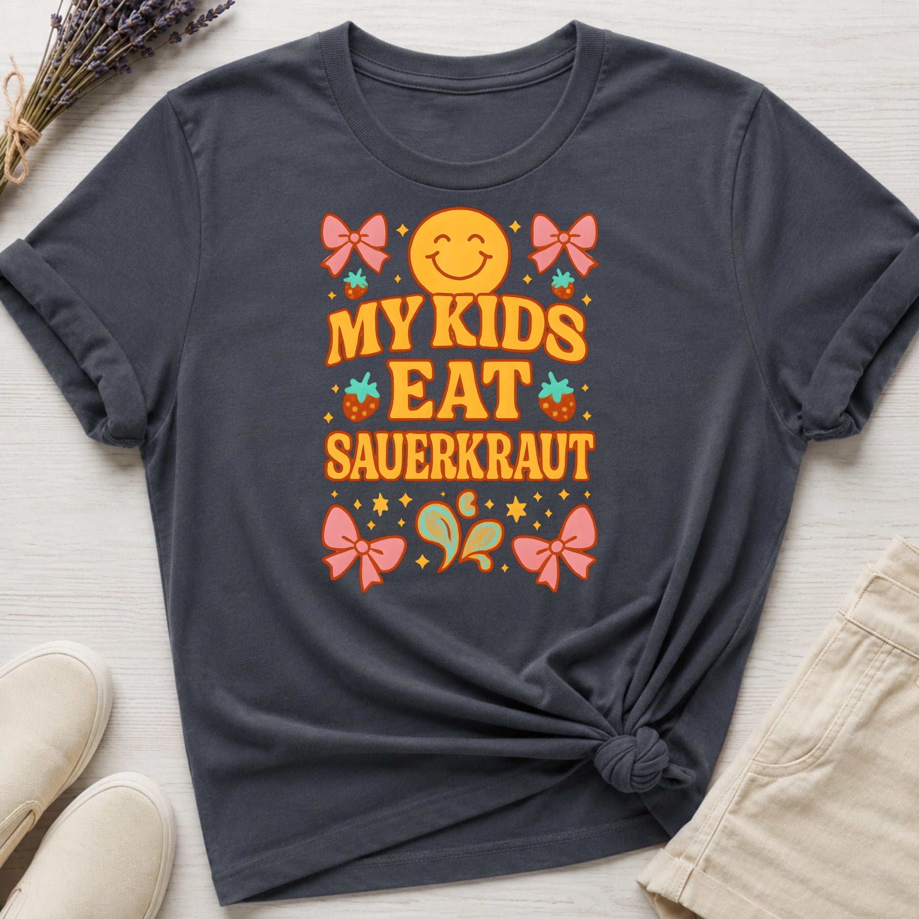 My Kids Eat Sauerkraut Organic T-Shirt